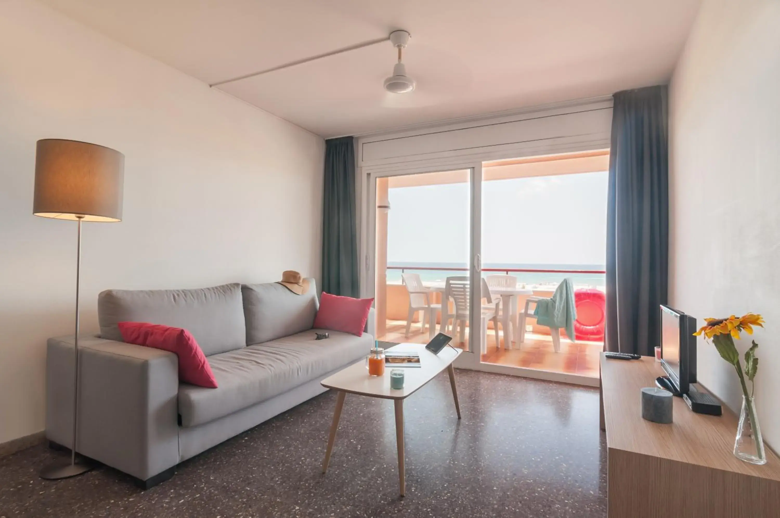 Living room in Pierre & Vacances Comarruga Living room in Pierre & Vacances Comarruga