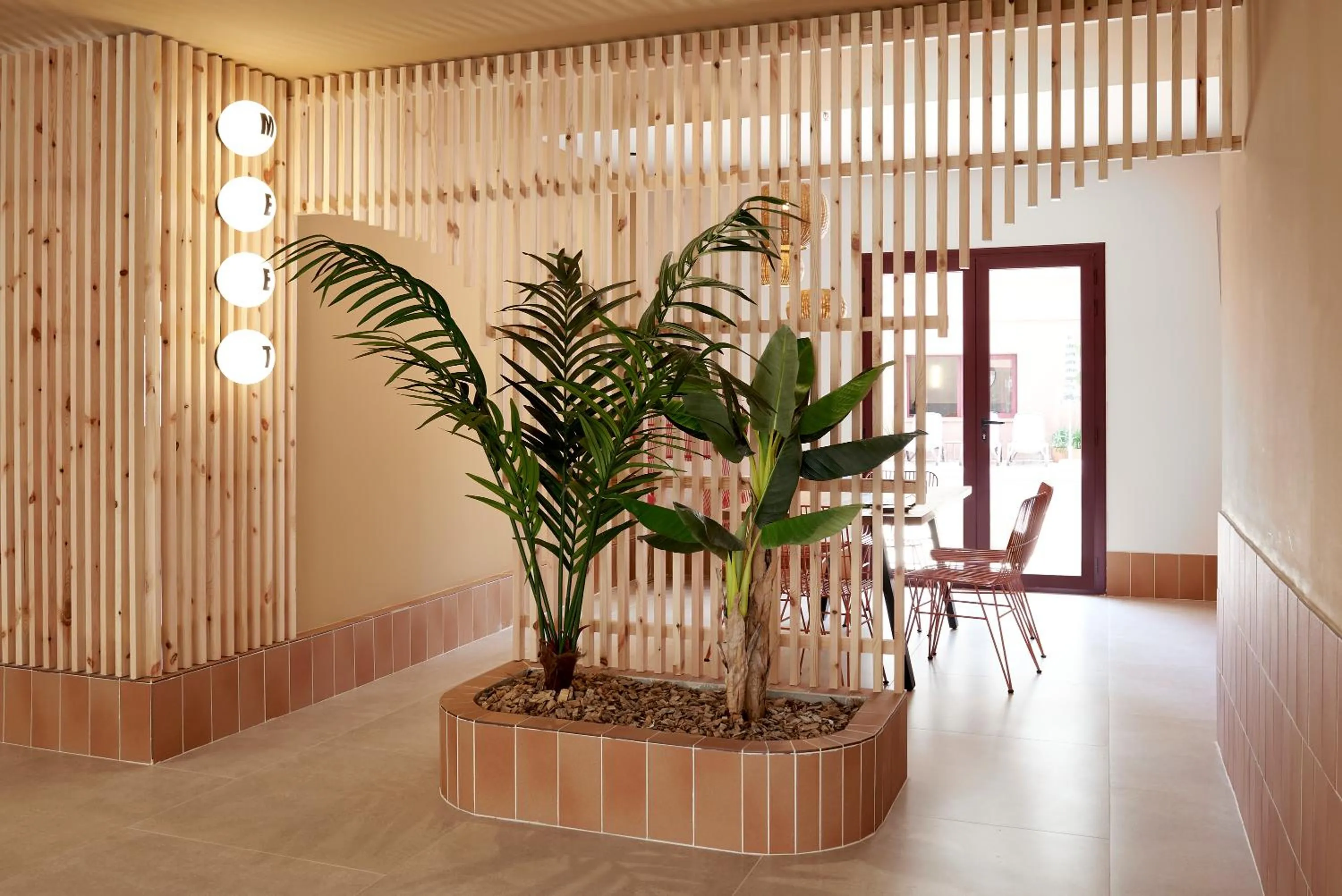 Decorative detail in tent Lloret de Mar