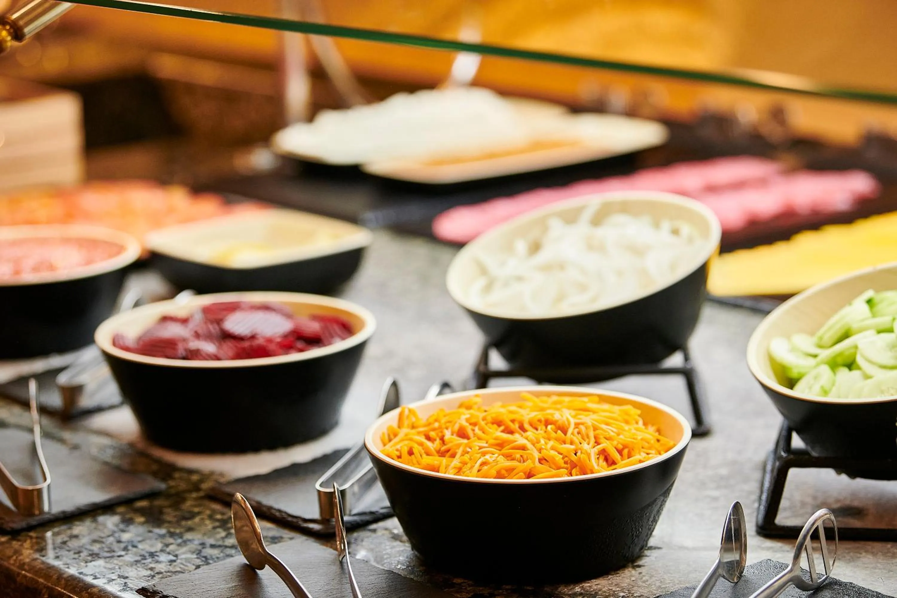 Buffet breakfast in tent Lloret de Mar