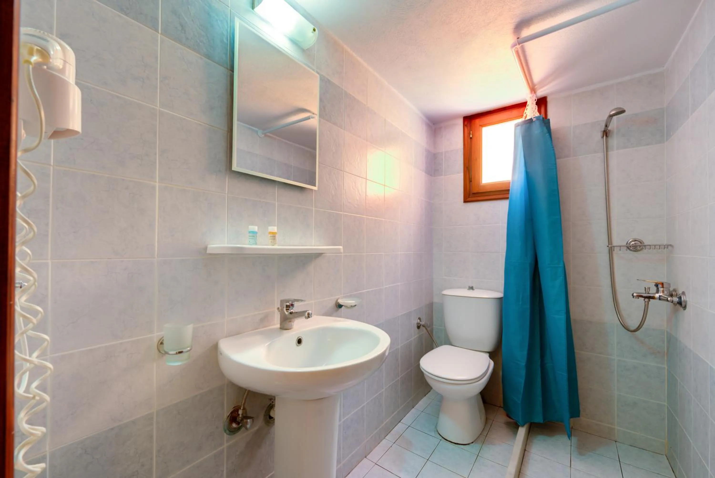 Shower in Soulis Hotel