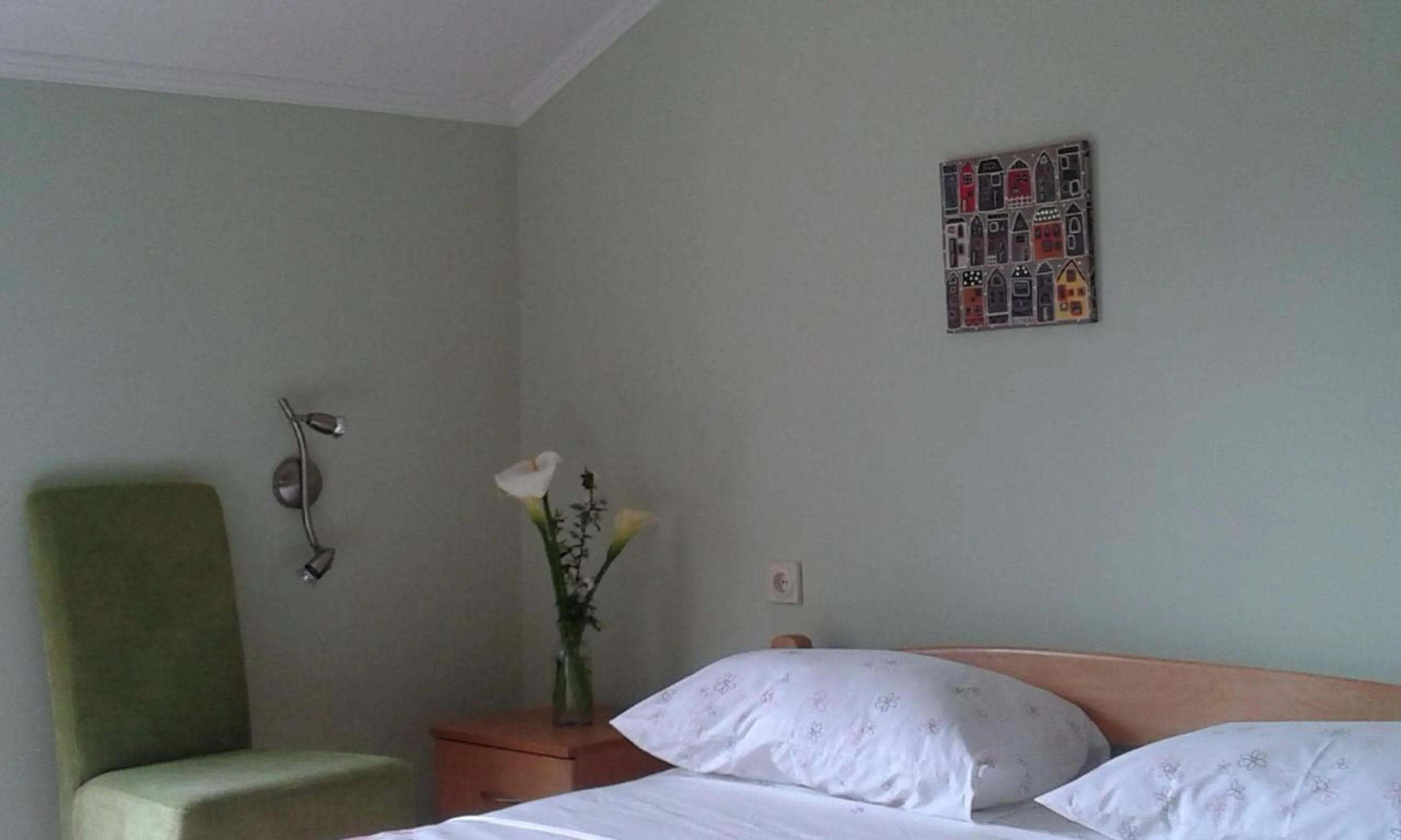 Decorative detail, Bed in Apartment Ivan
