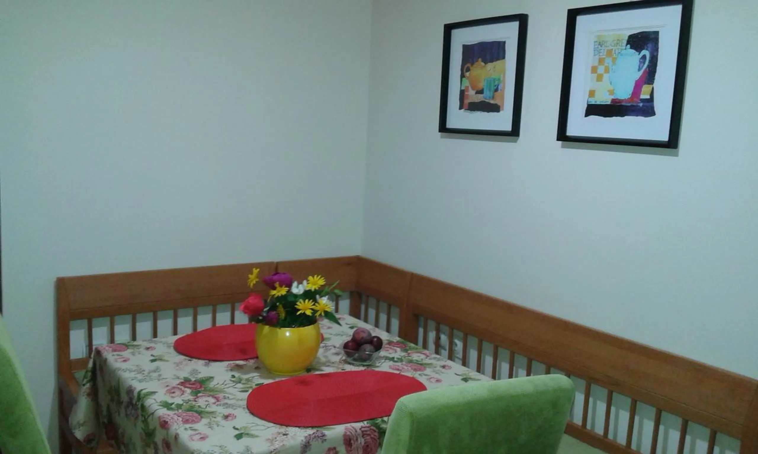 Dining area, Bed in Apartment Ivan