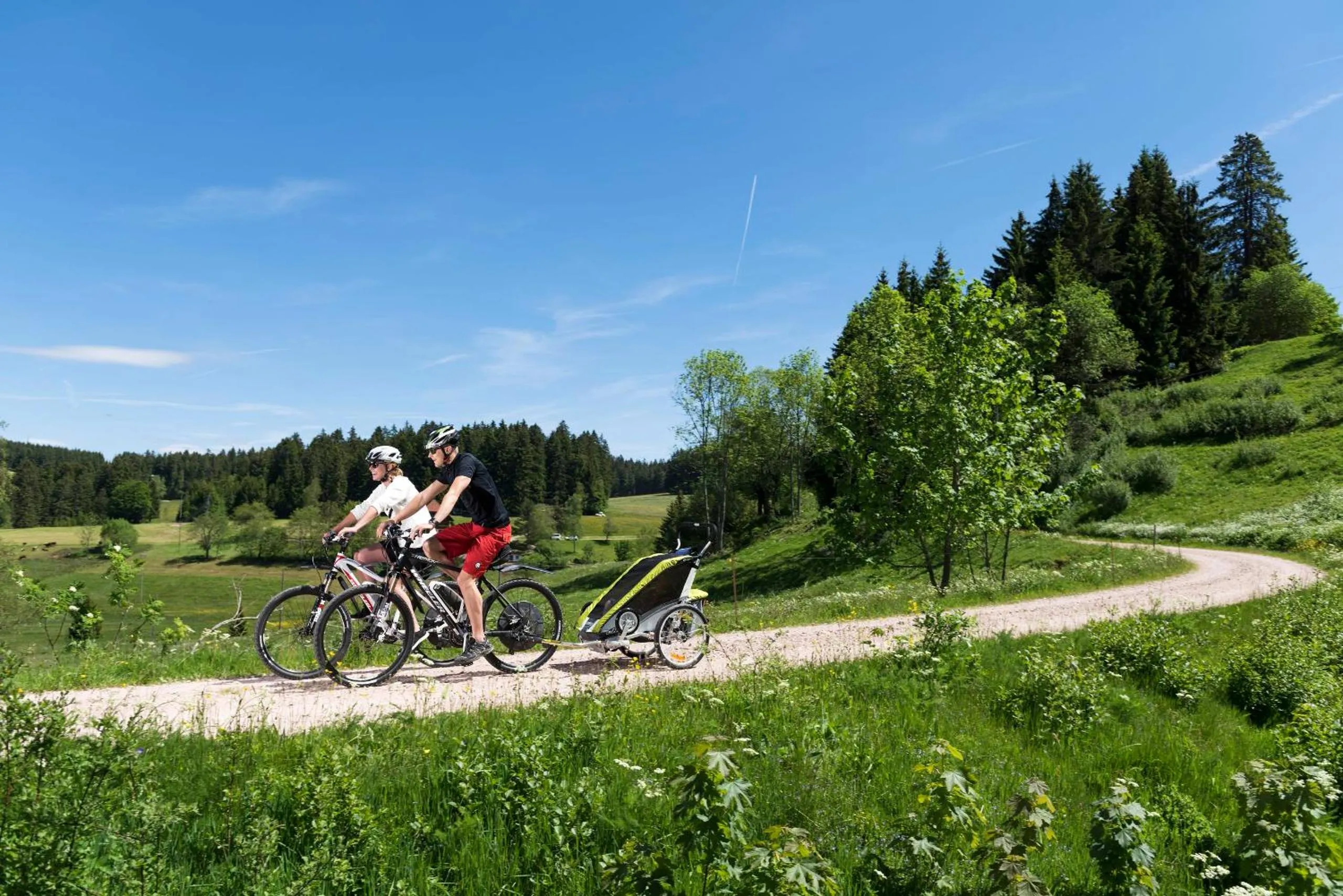 Cycling in Höhengasthaus Kolmenhof an der Donauquelle