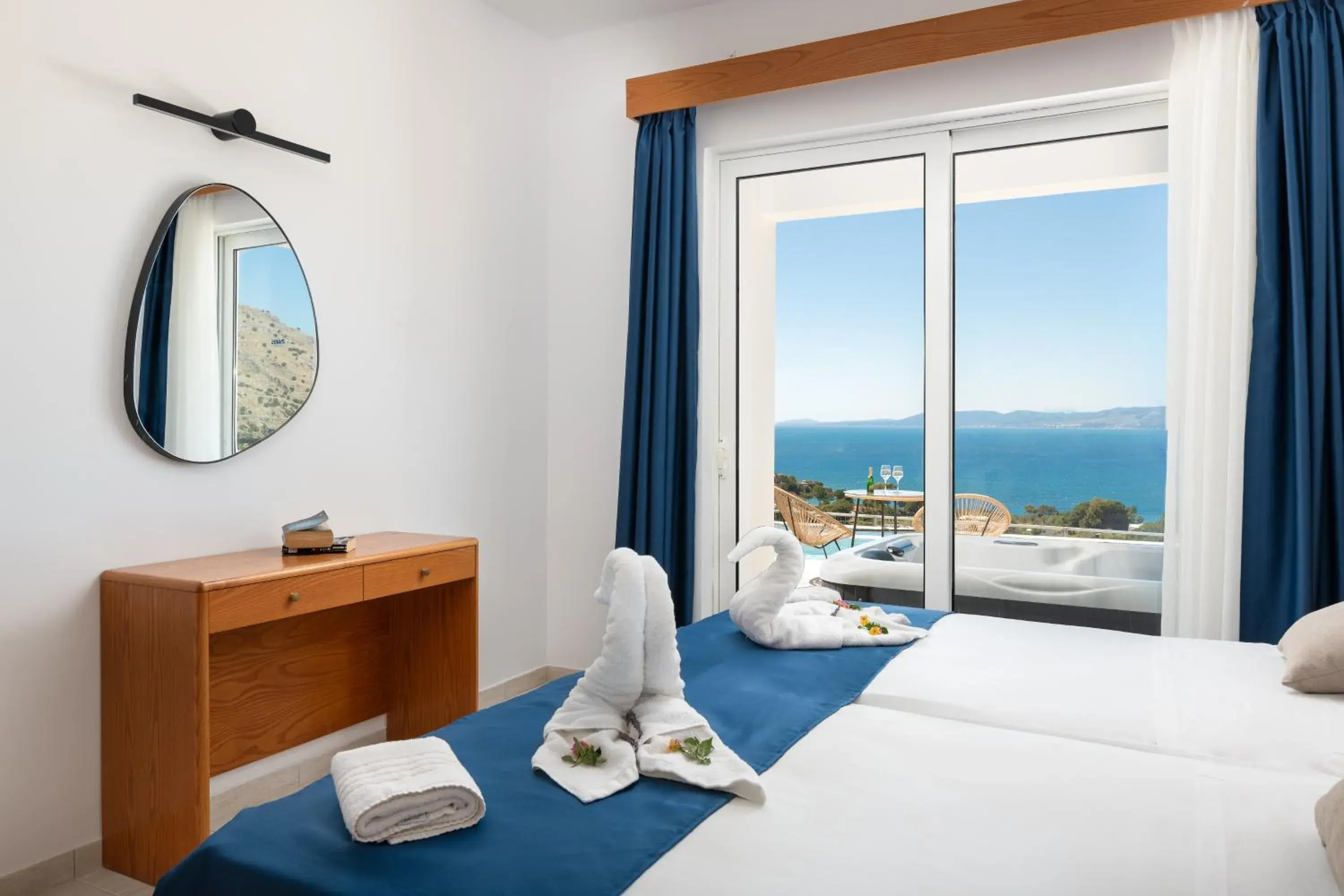 Bed in Lindos Nest Bed in Lindos Nest