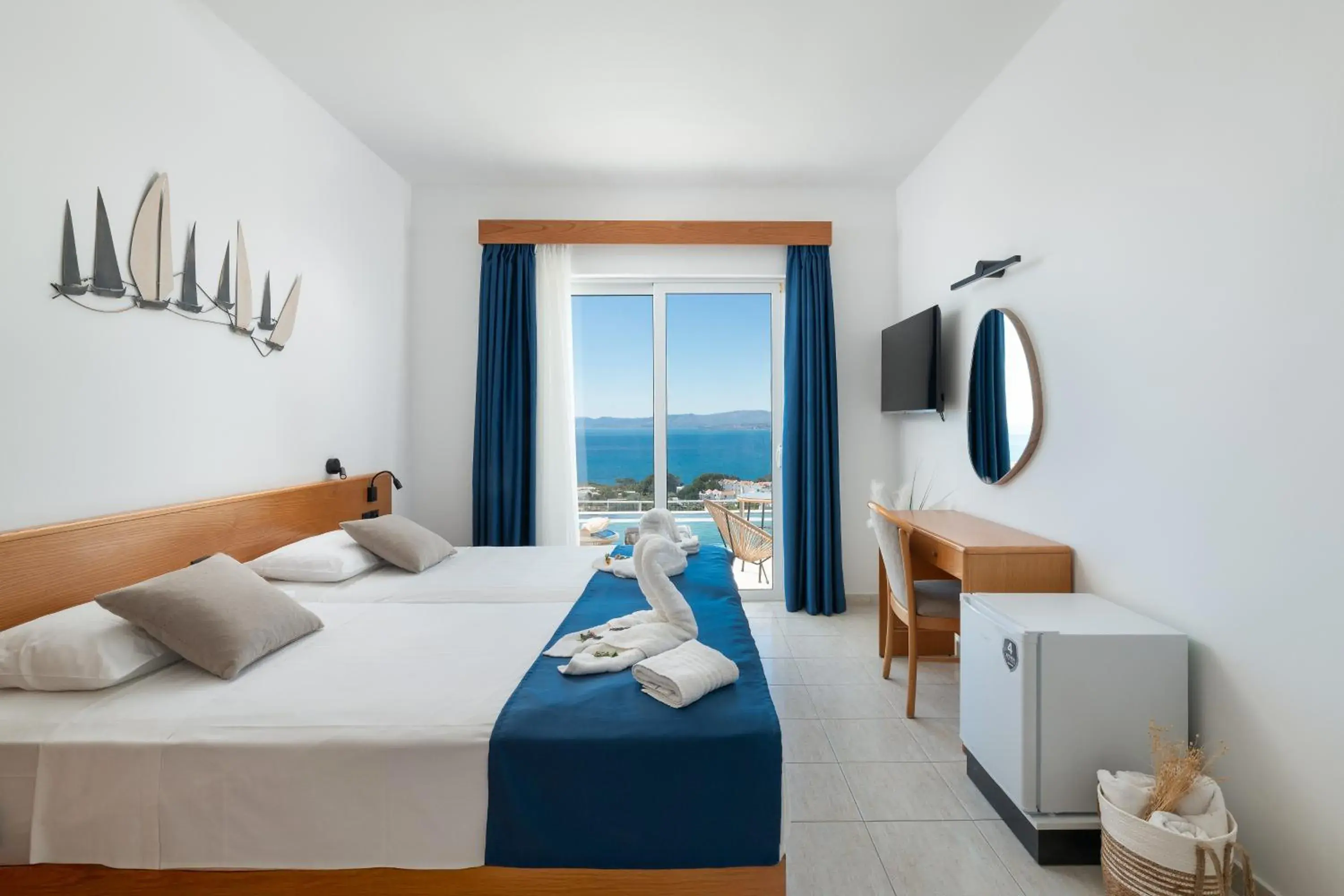 Bed in Lindos Nest Bed in Lindos Nest