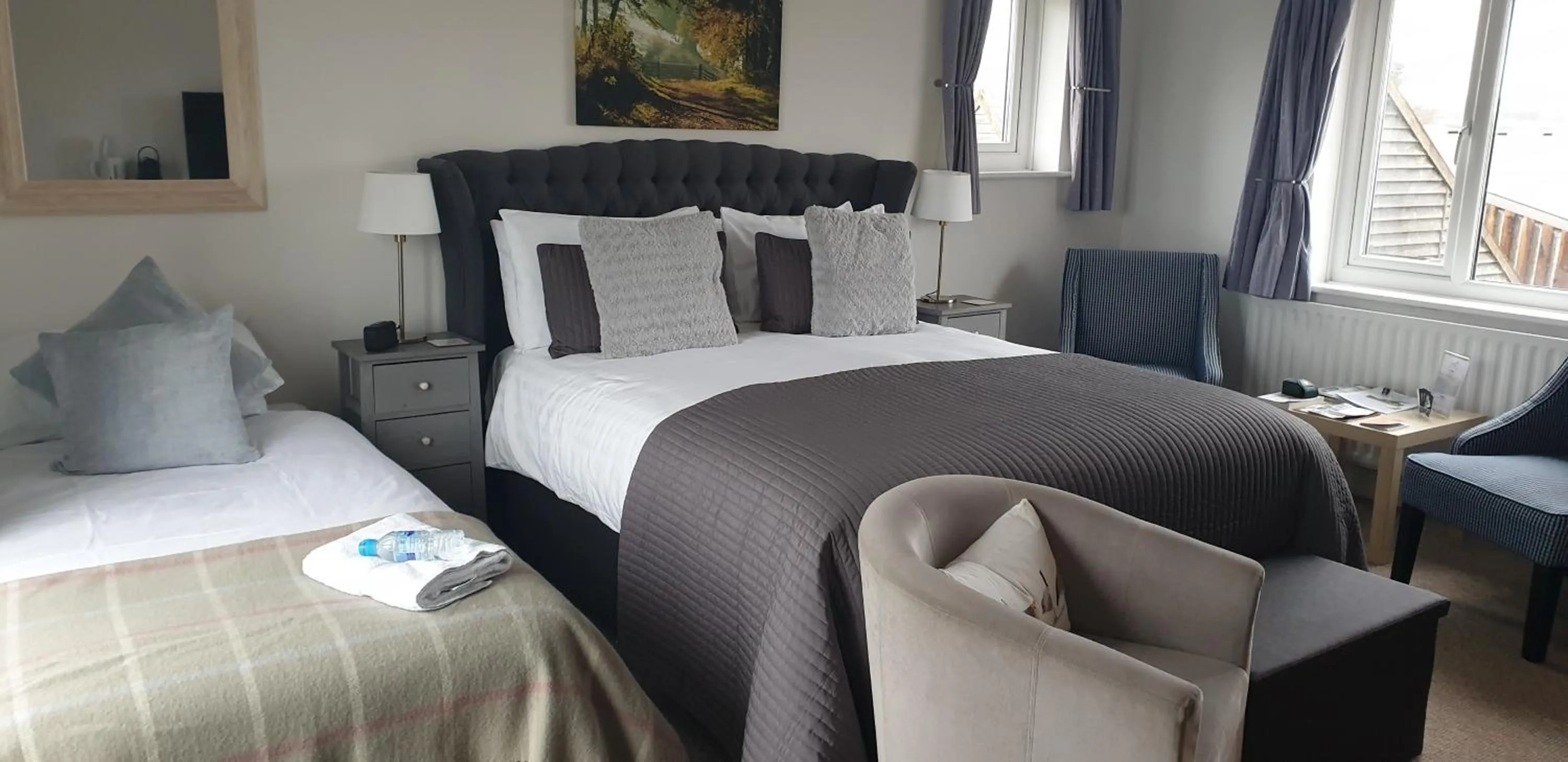 Bed in The Moorhead Bed & Breakfast