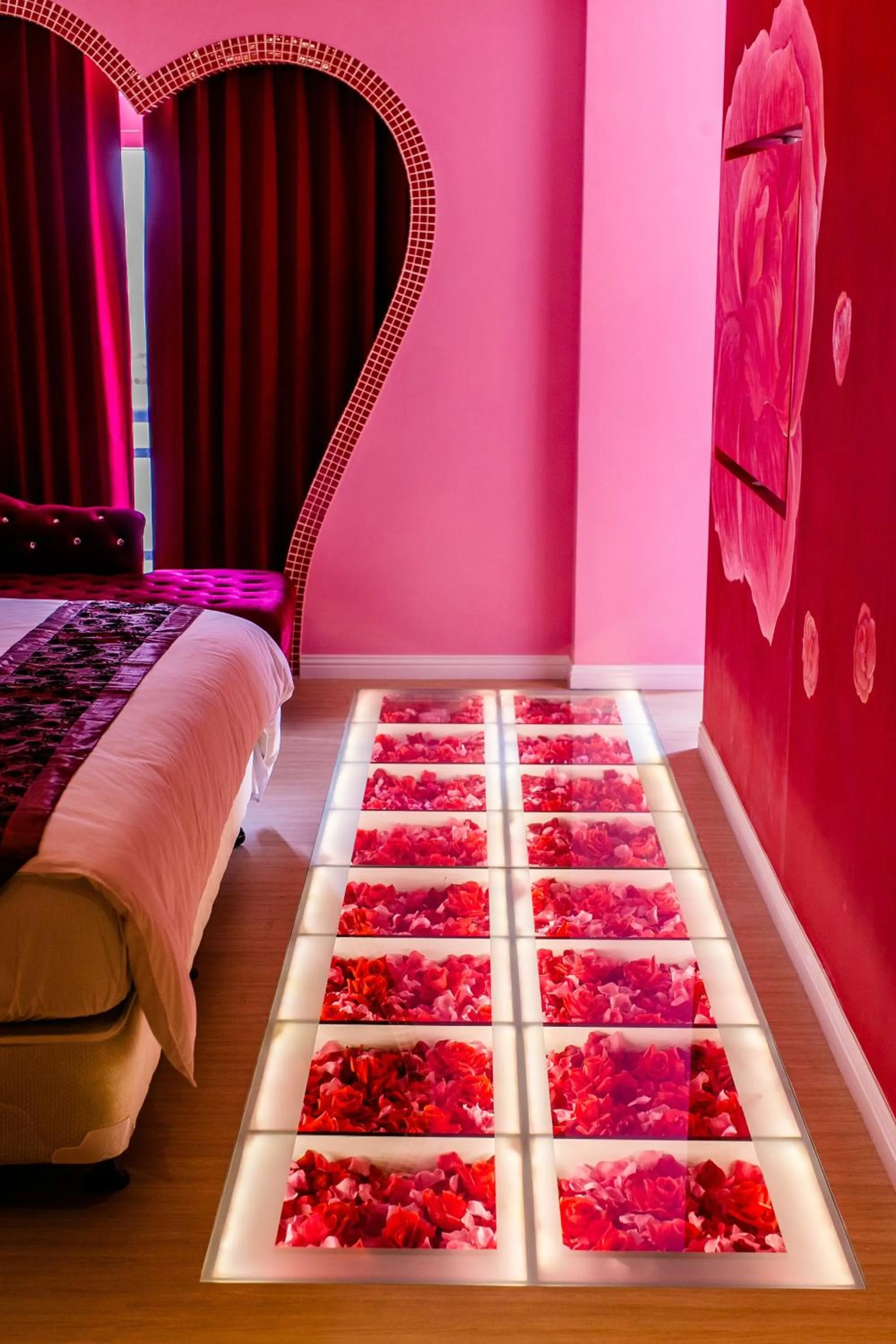 Bed in Jin Pin Hotel