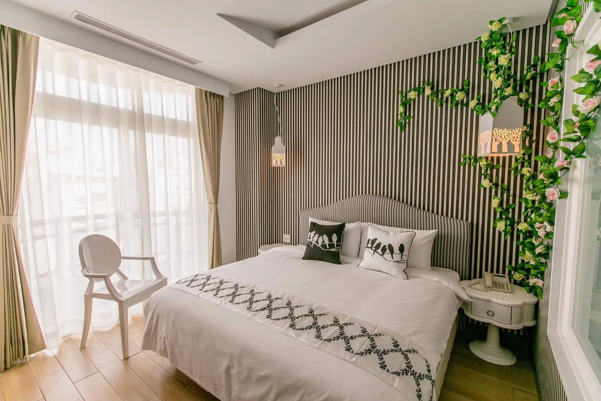 Bed in Jin Pin Hotel