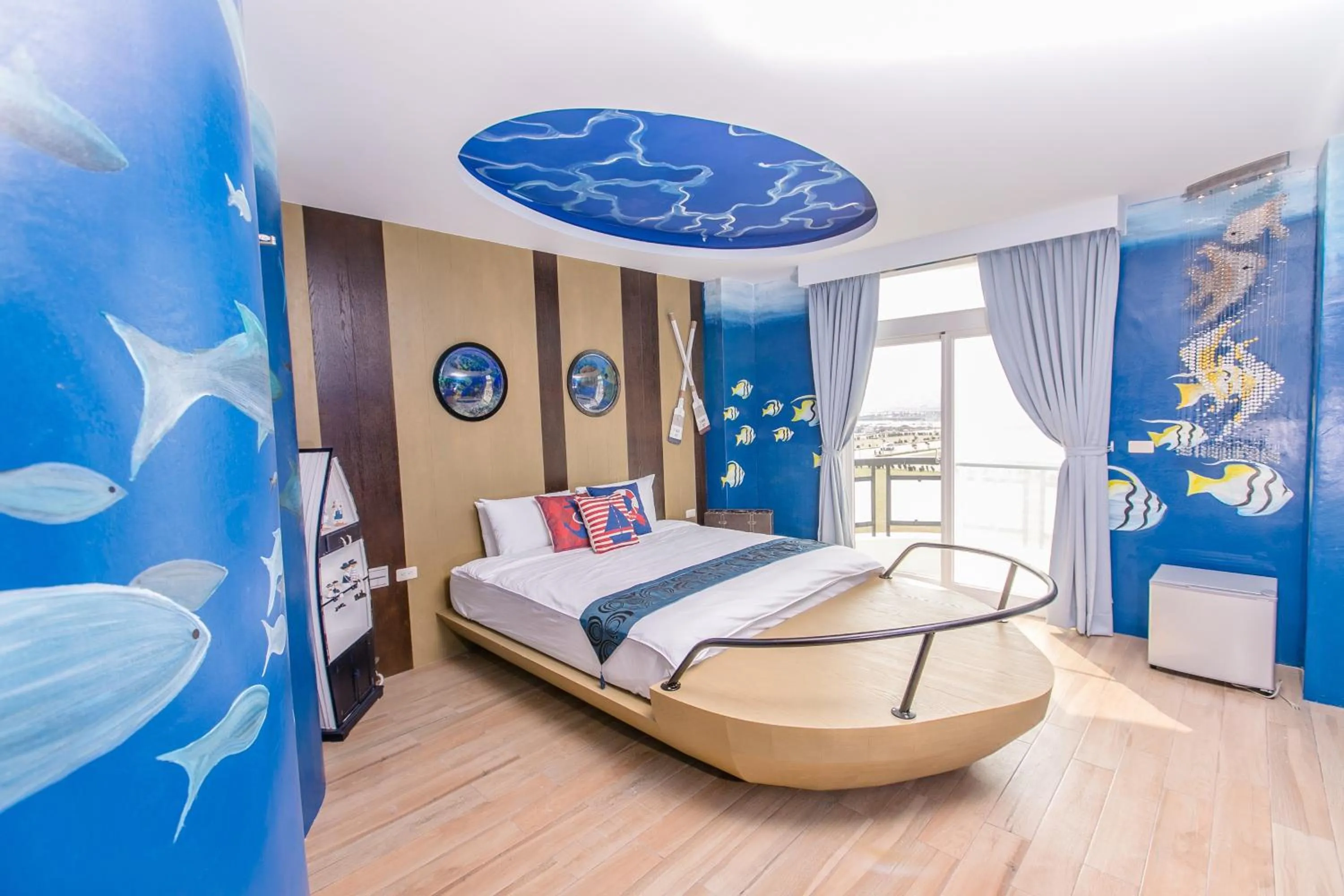 Bed in Jin Pin Hotel