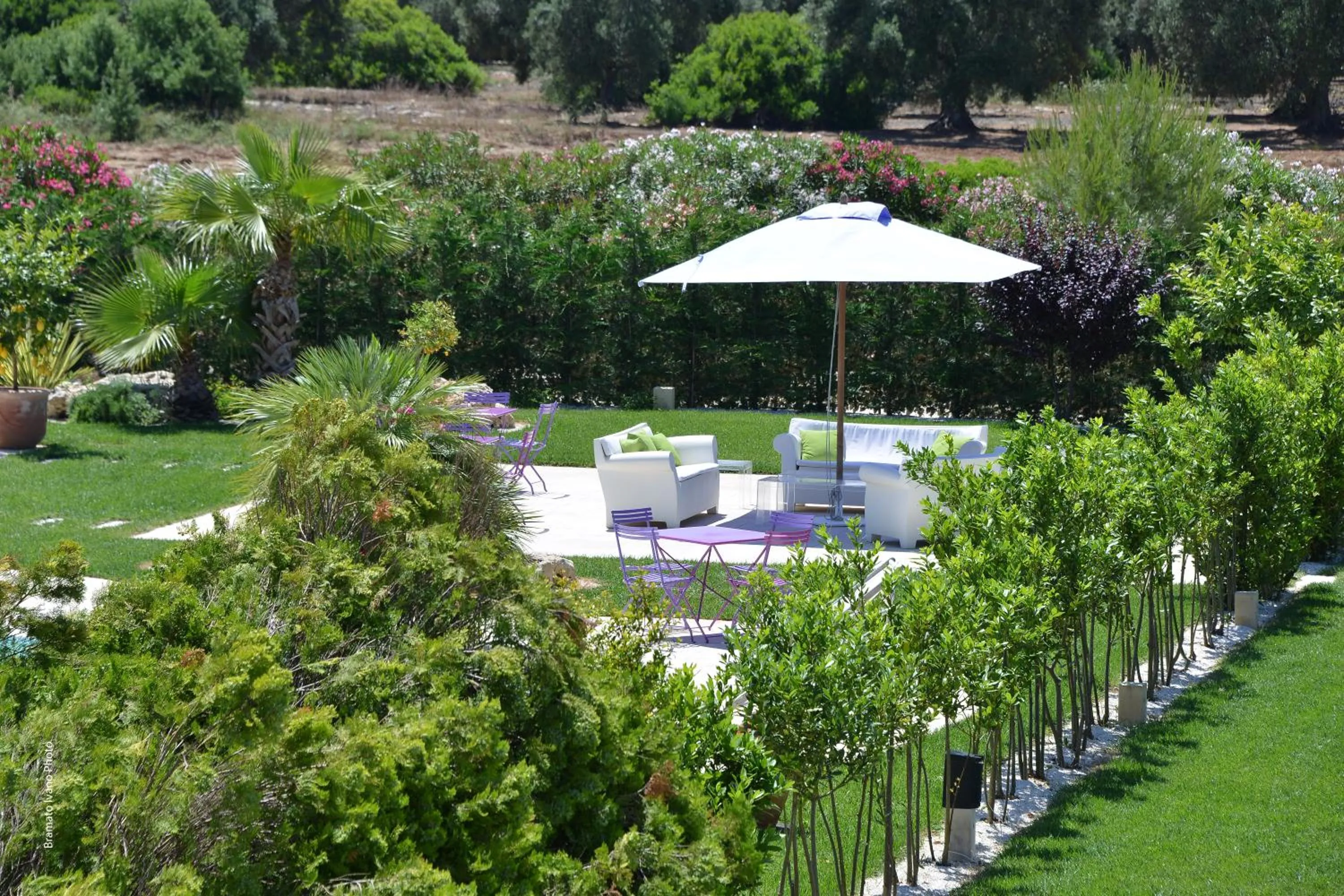 Garden view in Le Scuderie - Castello Monaci