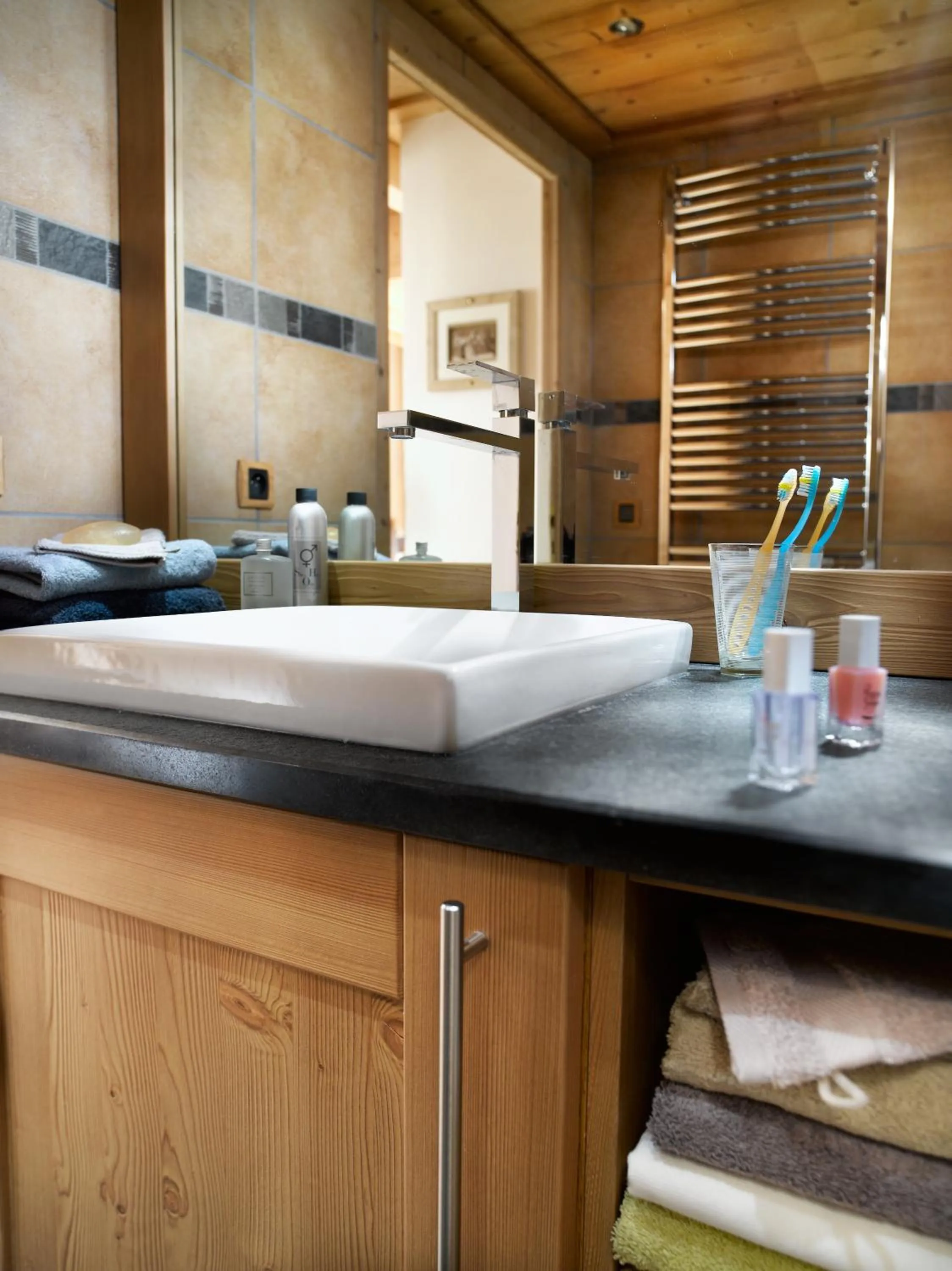 Bathroom in Résidence Les Alpages De Champagny