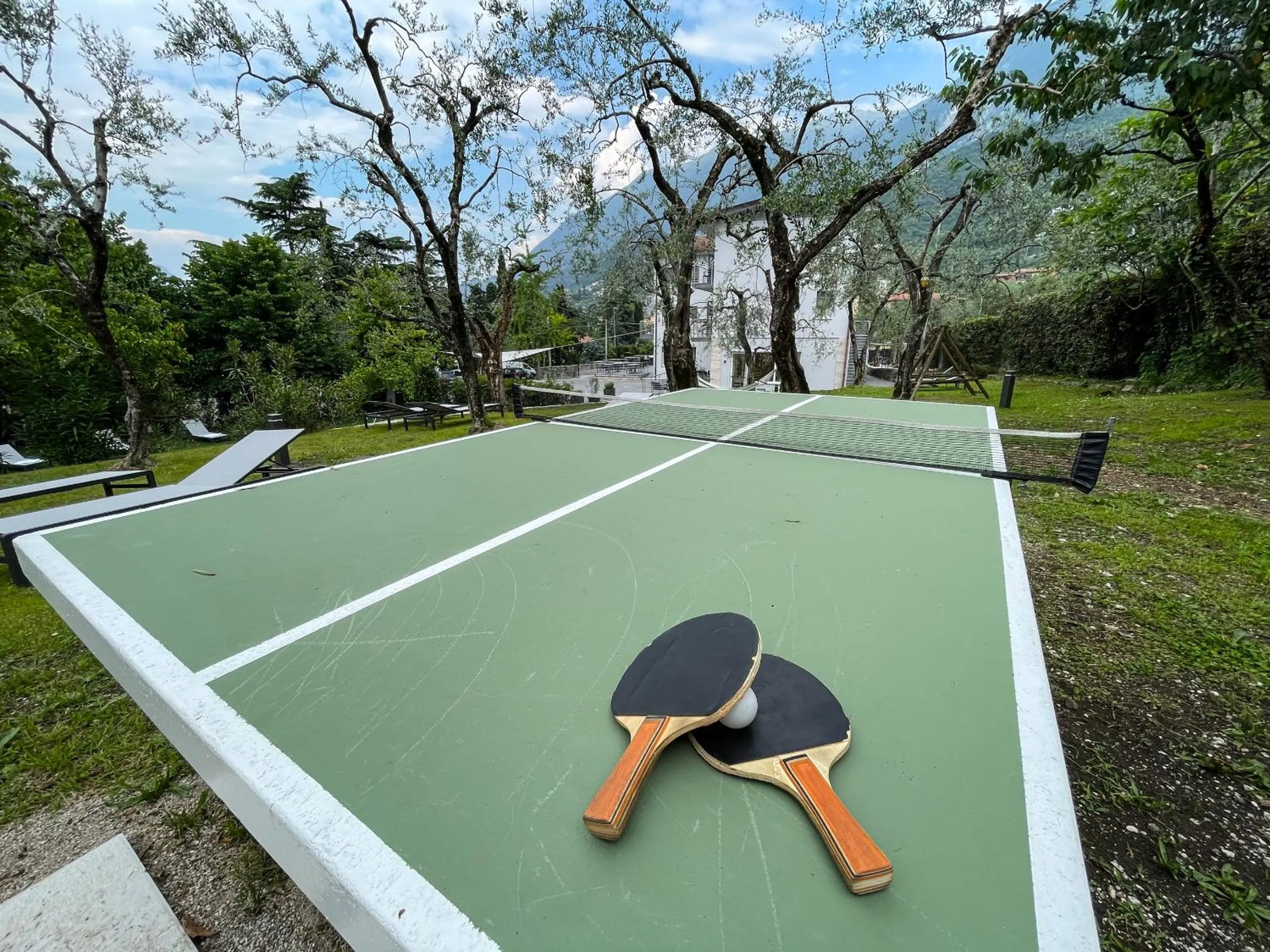 Garden in Hotel Stella Alpina