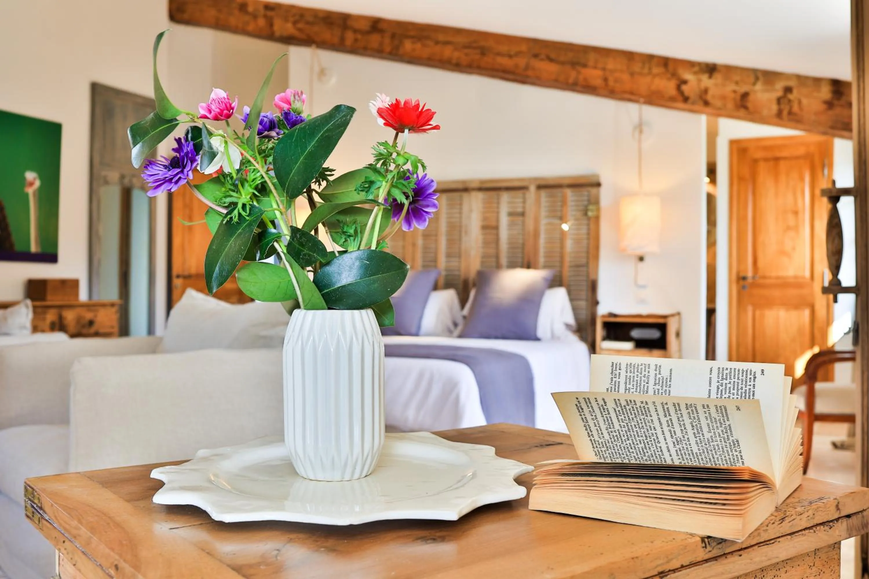 Bedroom in Le Jardin de Mazan