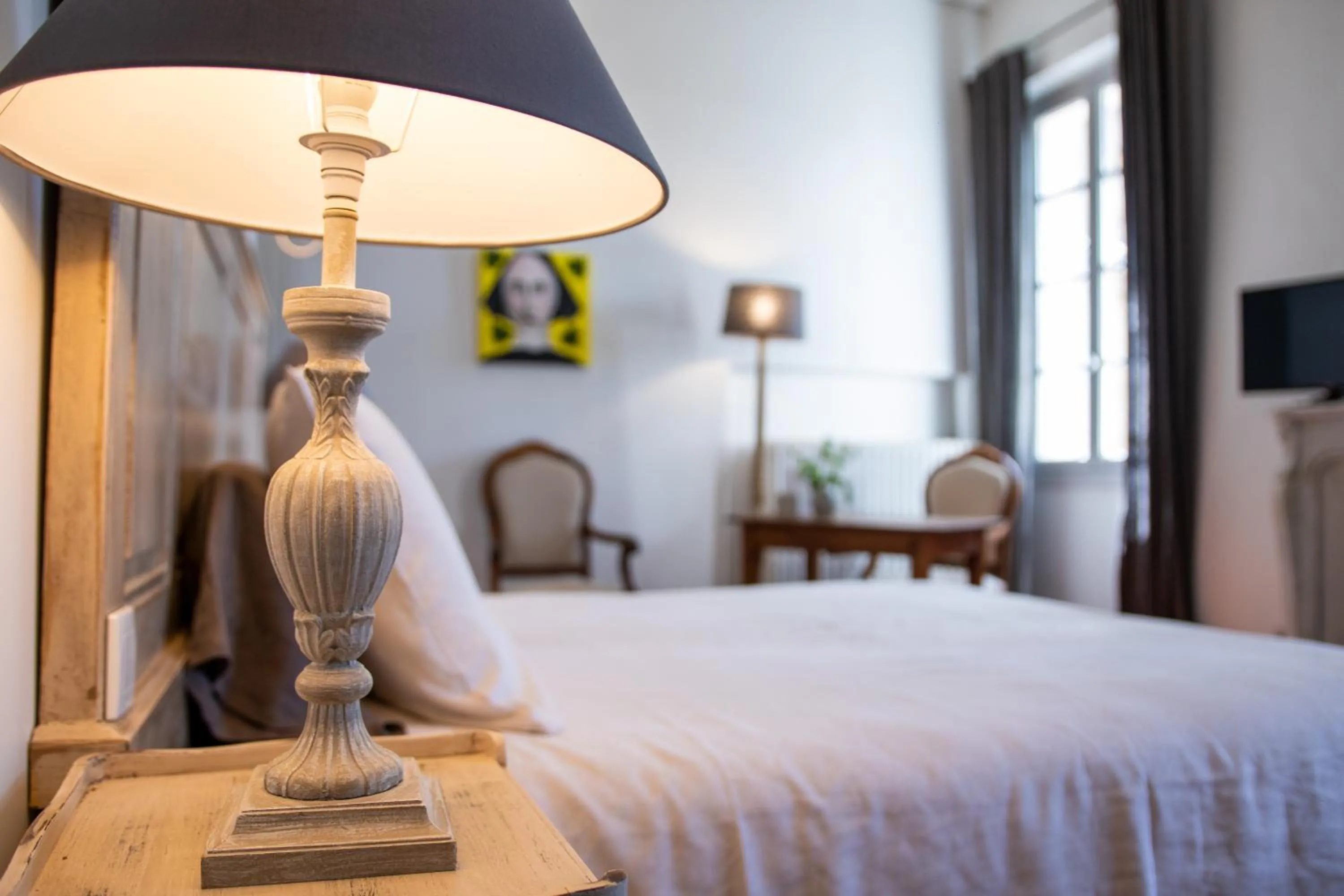 Decorative detail, Bed in Le Jardin de Mazan