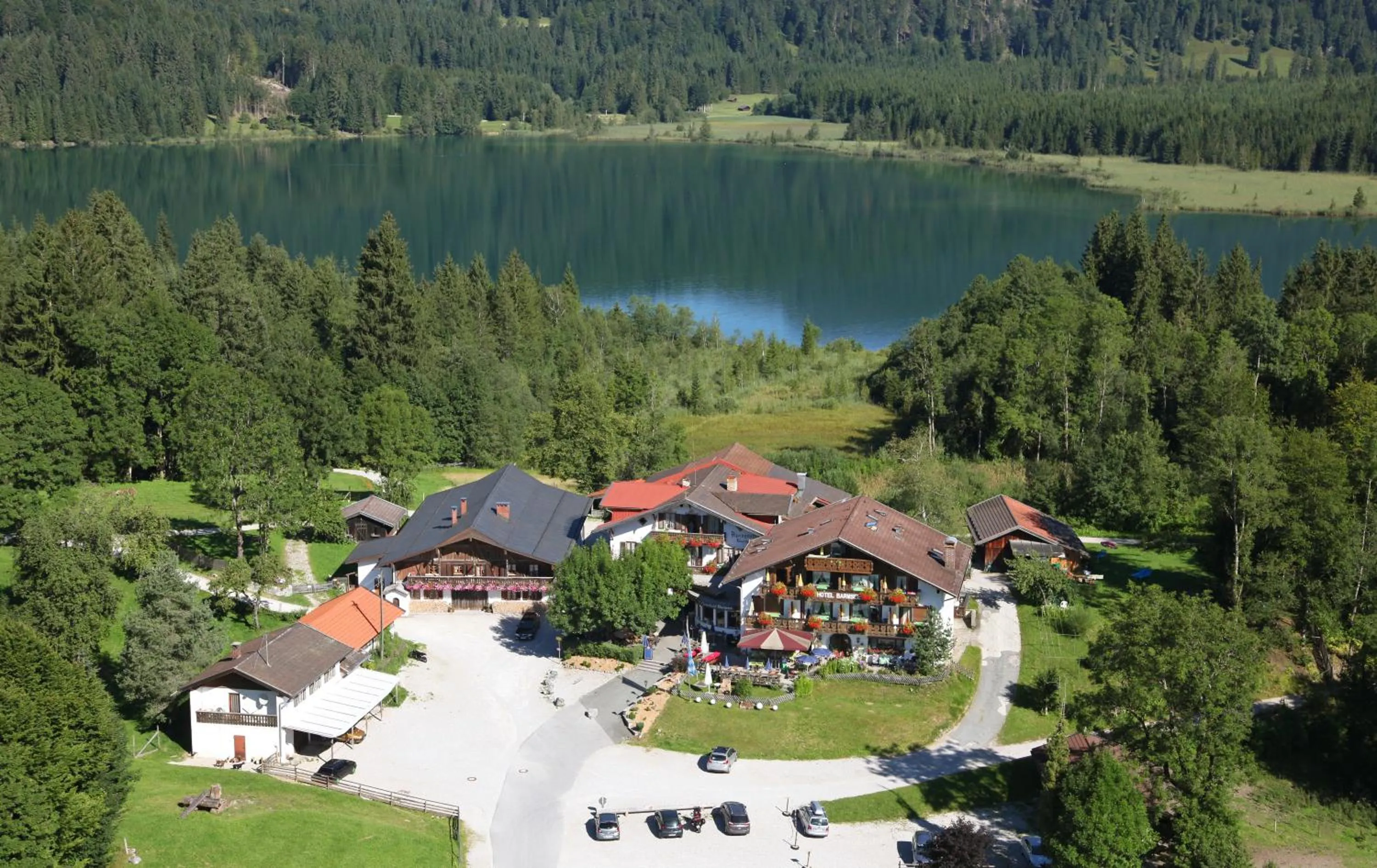 Natural landscape in Ferienhotel Barmsee