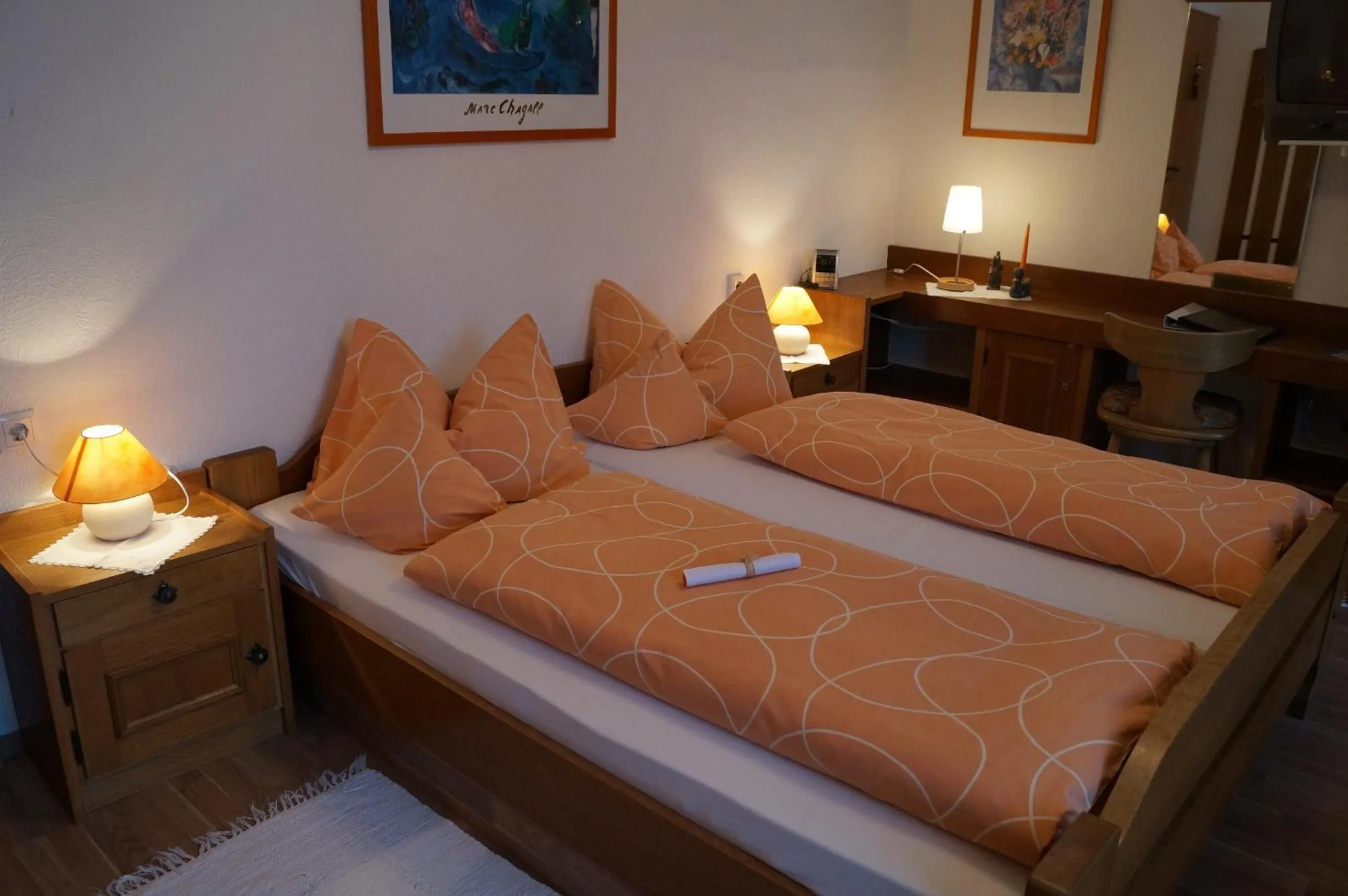 Photo of the whole room, Bed in Ferienhotel Barmsee