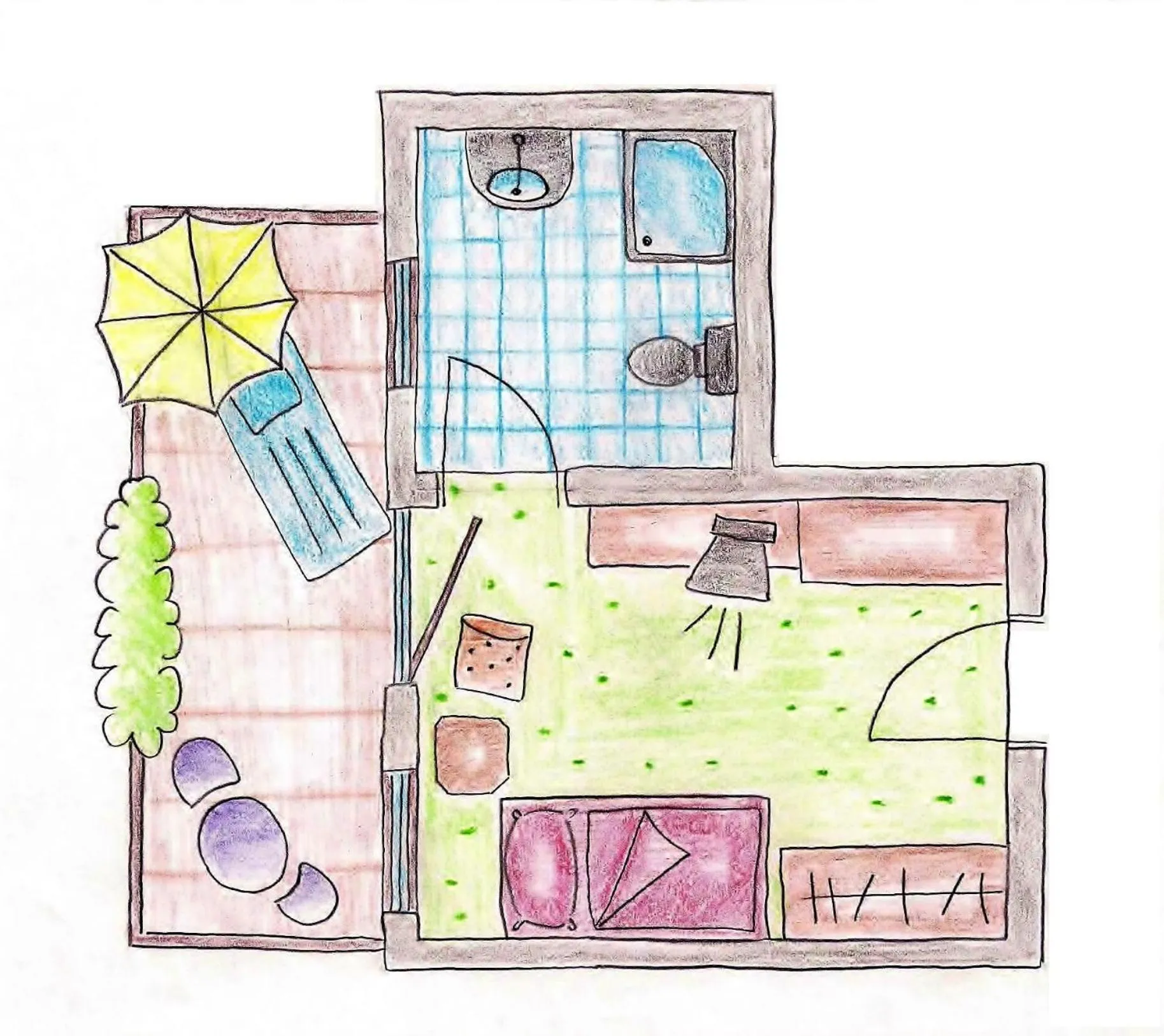 Floor plan in Ferienhotel Barmsee