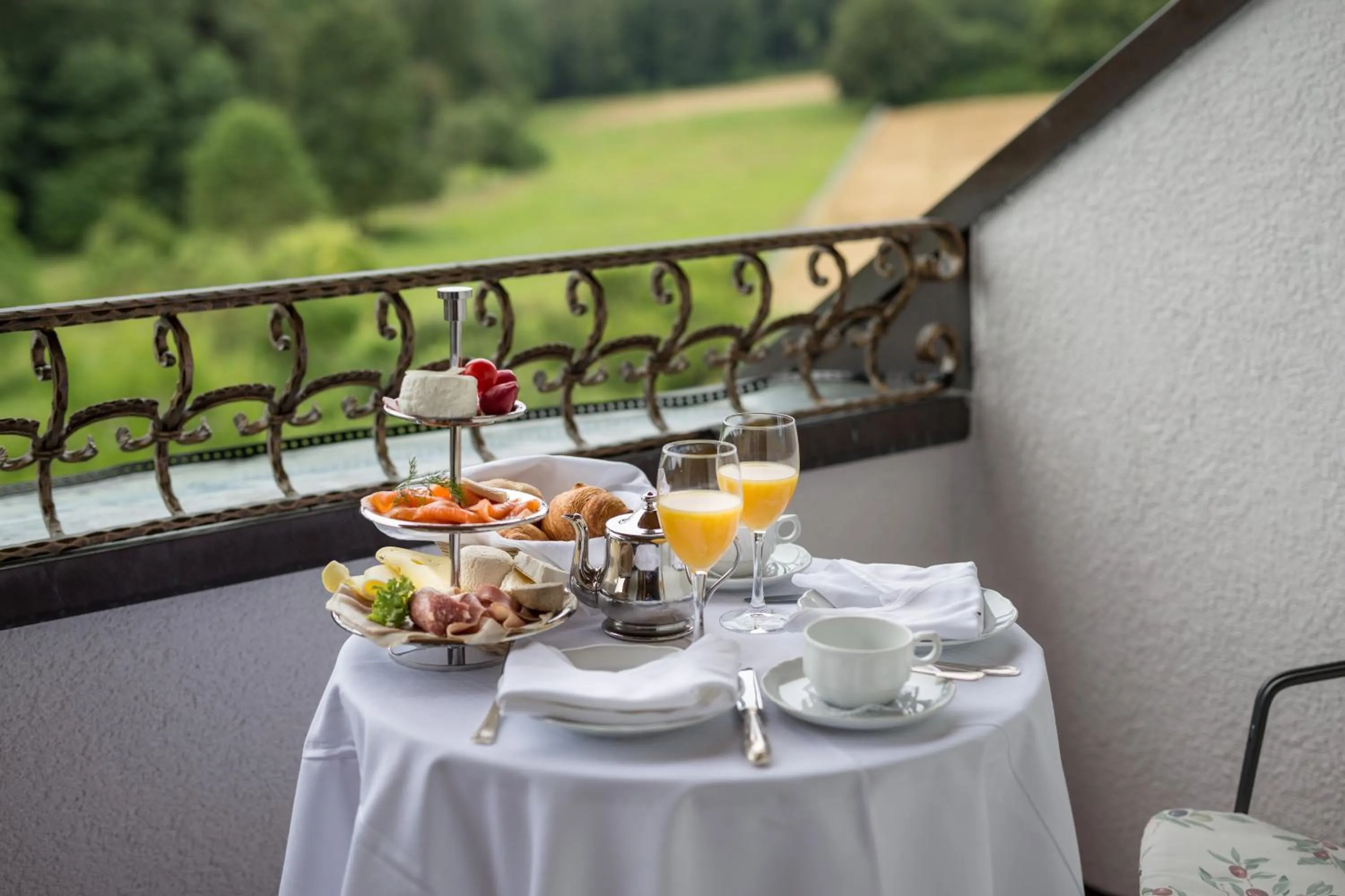 Continental breakfast in Hotel Restaurant Vinothek LAMM