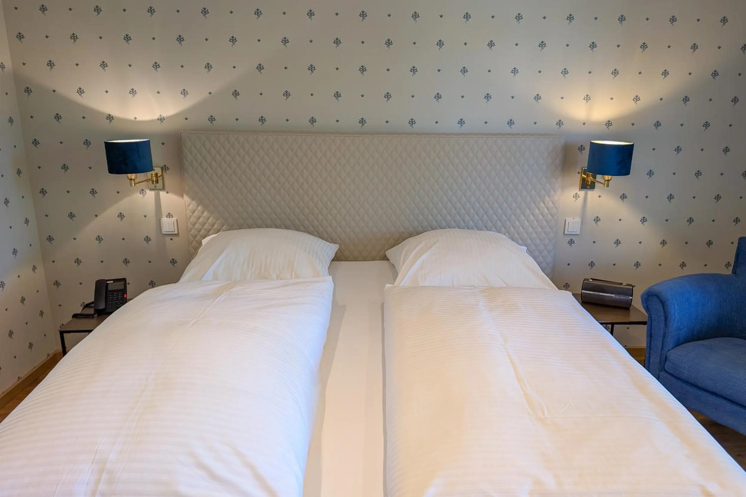 Bed in Hotel Restaurant Vinothek LAMM