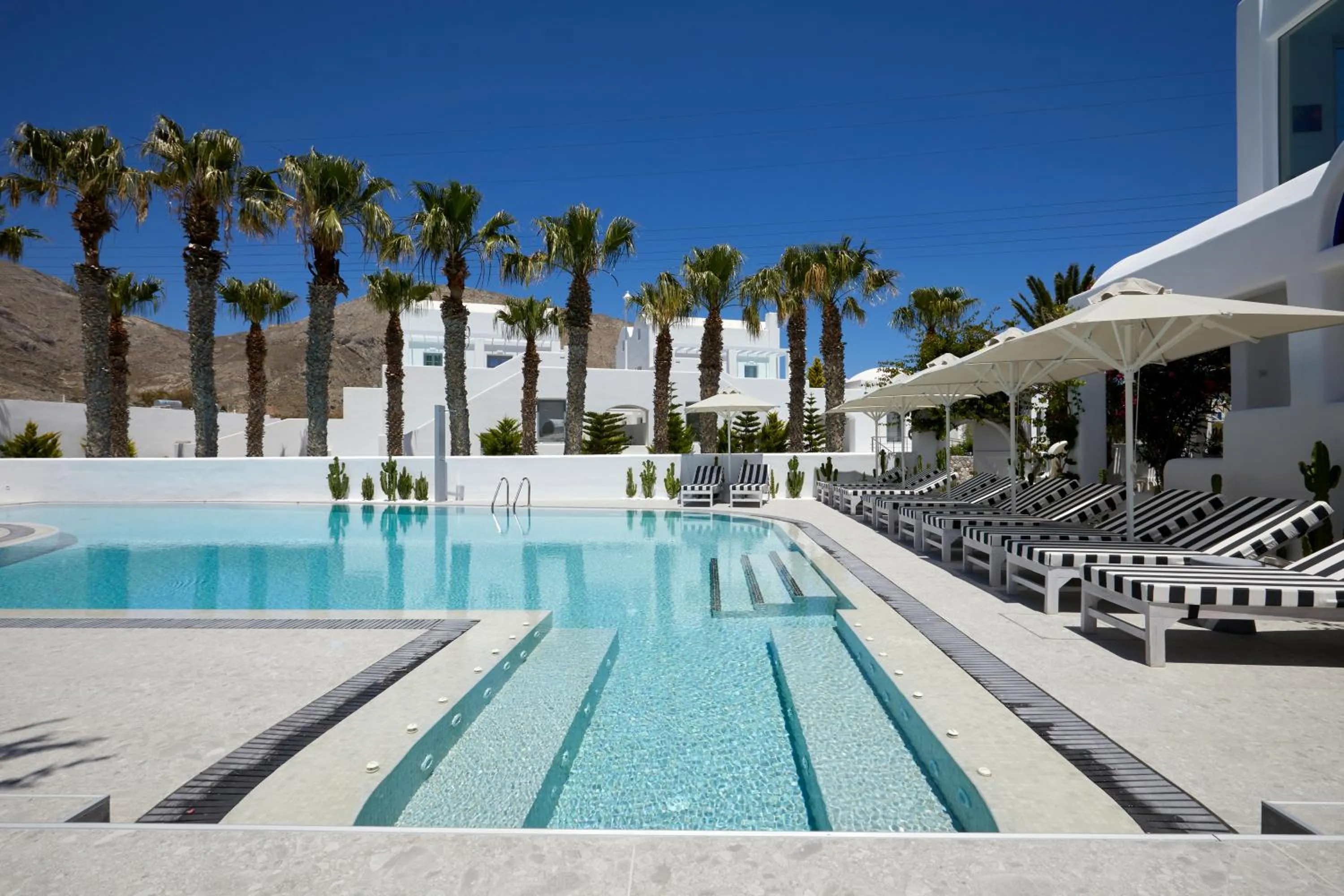 Swimming pool in Kouros Village Hotel - Adults Only