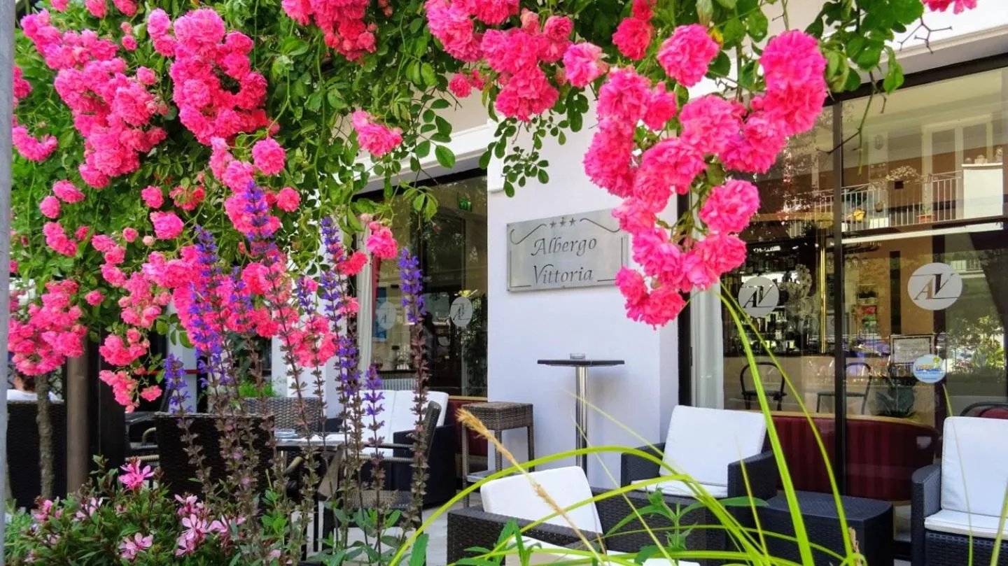 Balcony/Terrace in Albergo Vittoria