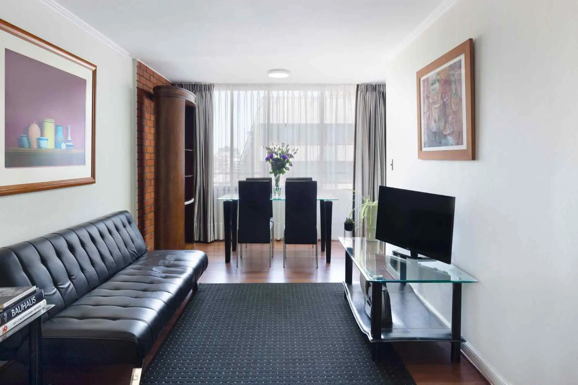 Living room in Santa Magdalena Apartments