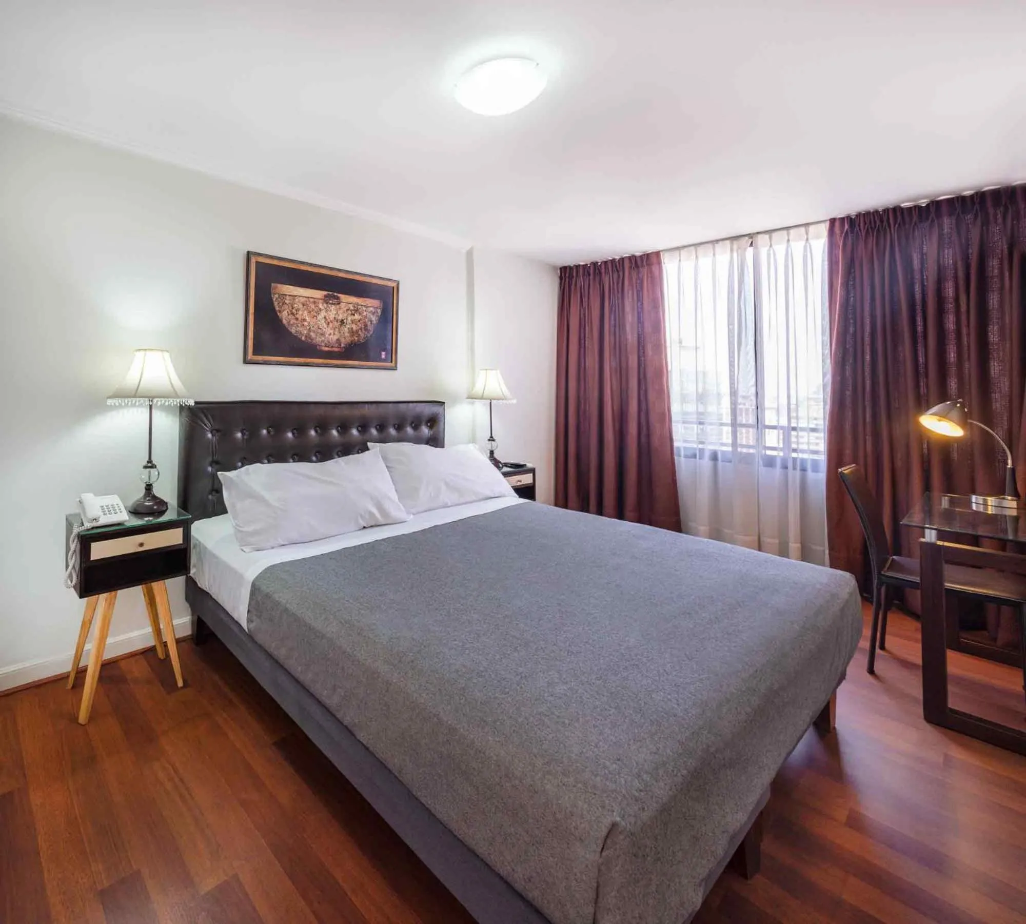 Bed in Santa Magdalena Apartments