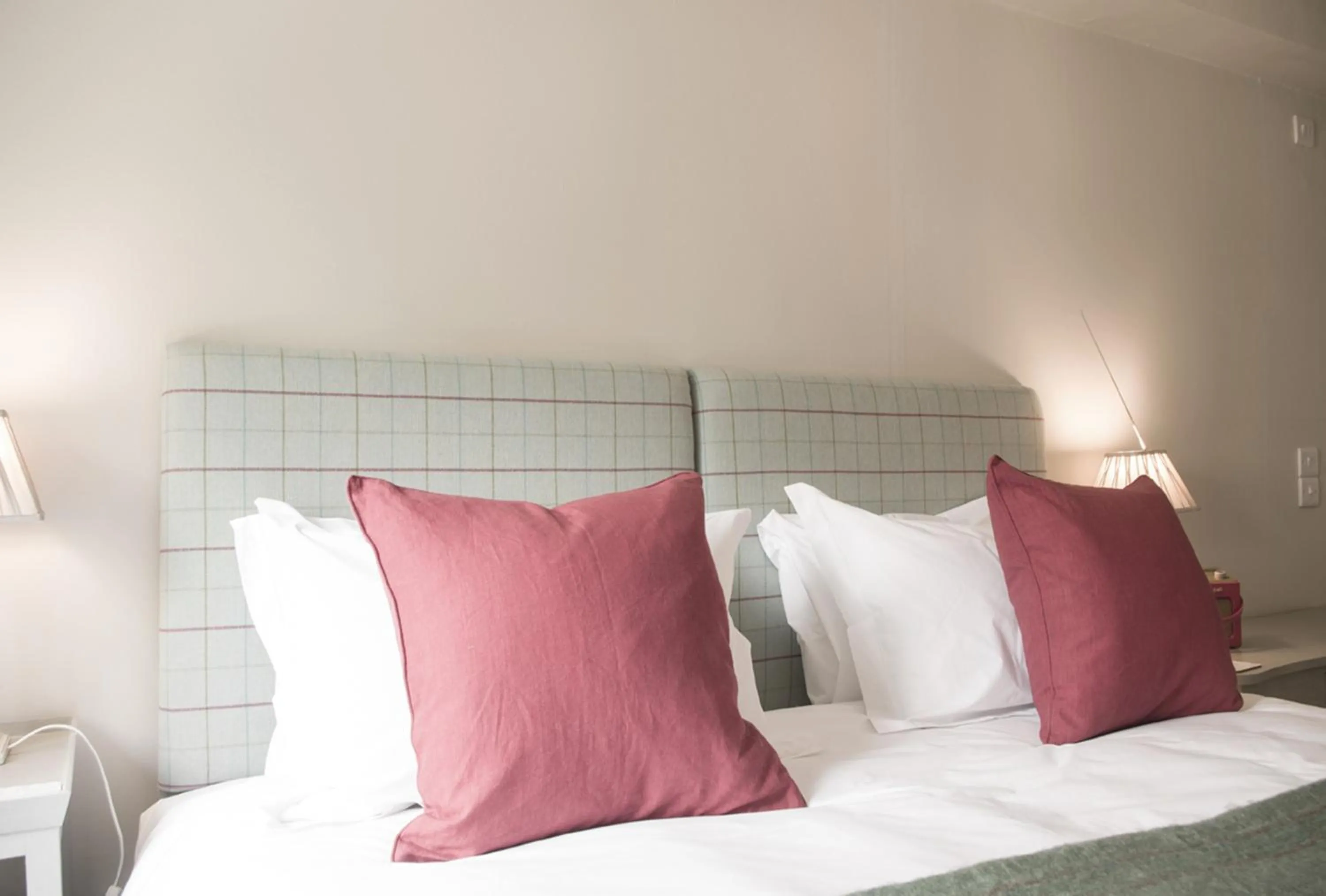 Bed in The Greyhound Inn