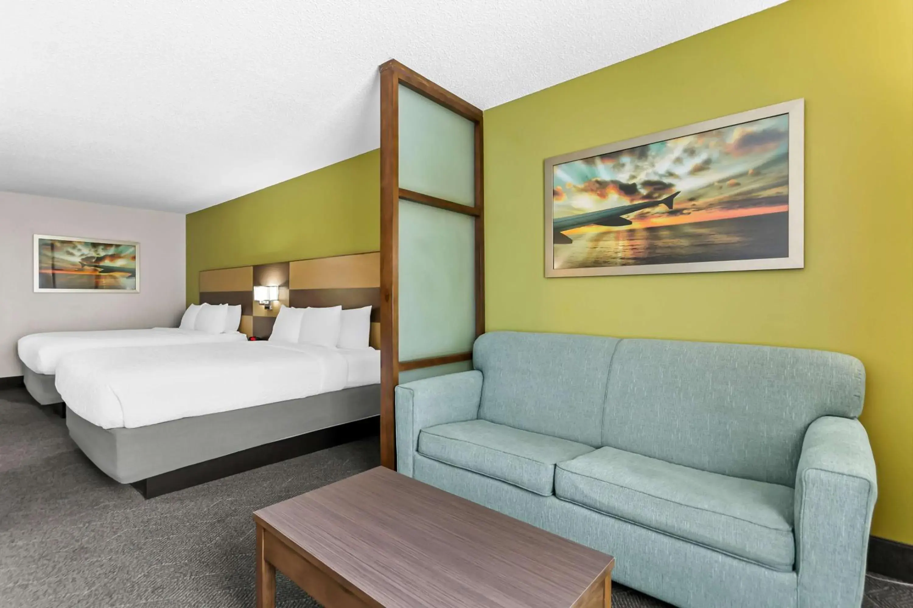 Queen Suite with Two Queen Beds and Sofa Bed - Disability Access in Best Western Niceville - Eglin AFB Hotel Queen Suite with Two Queen Beds and Sofa Bed - Disability Access in Best Western Niceville - Eglin AFB Hotel