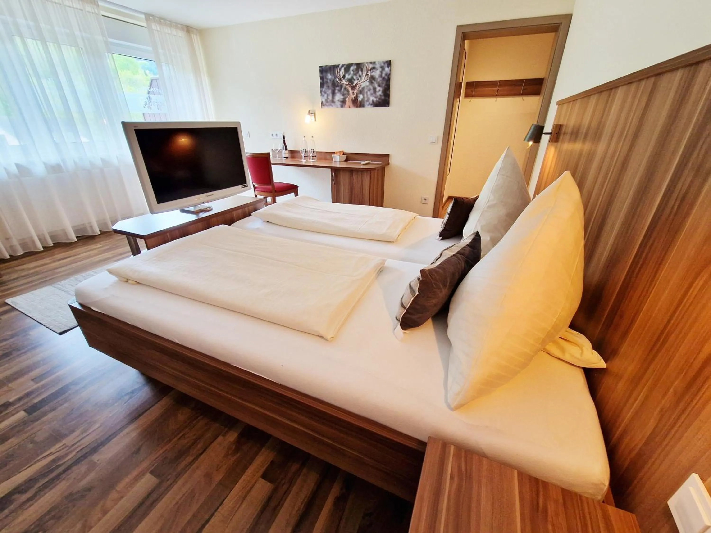 Bed in Landgasthof Rebstock