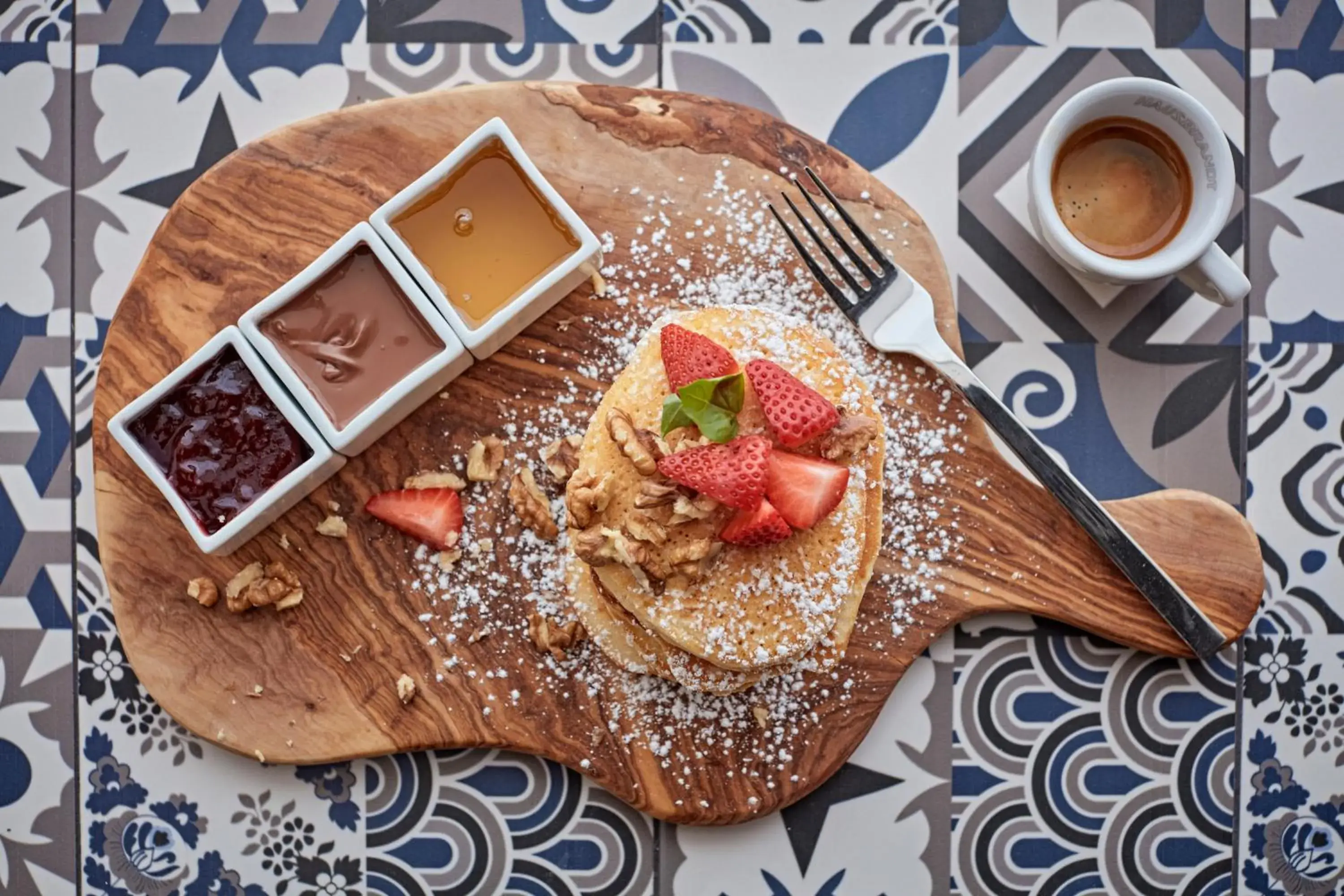 Food close-up in Olive Green Hotel Food close-up in Olive Green Hotel