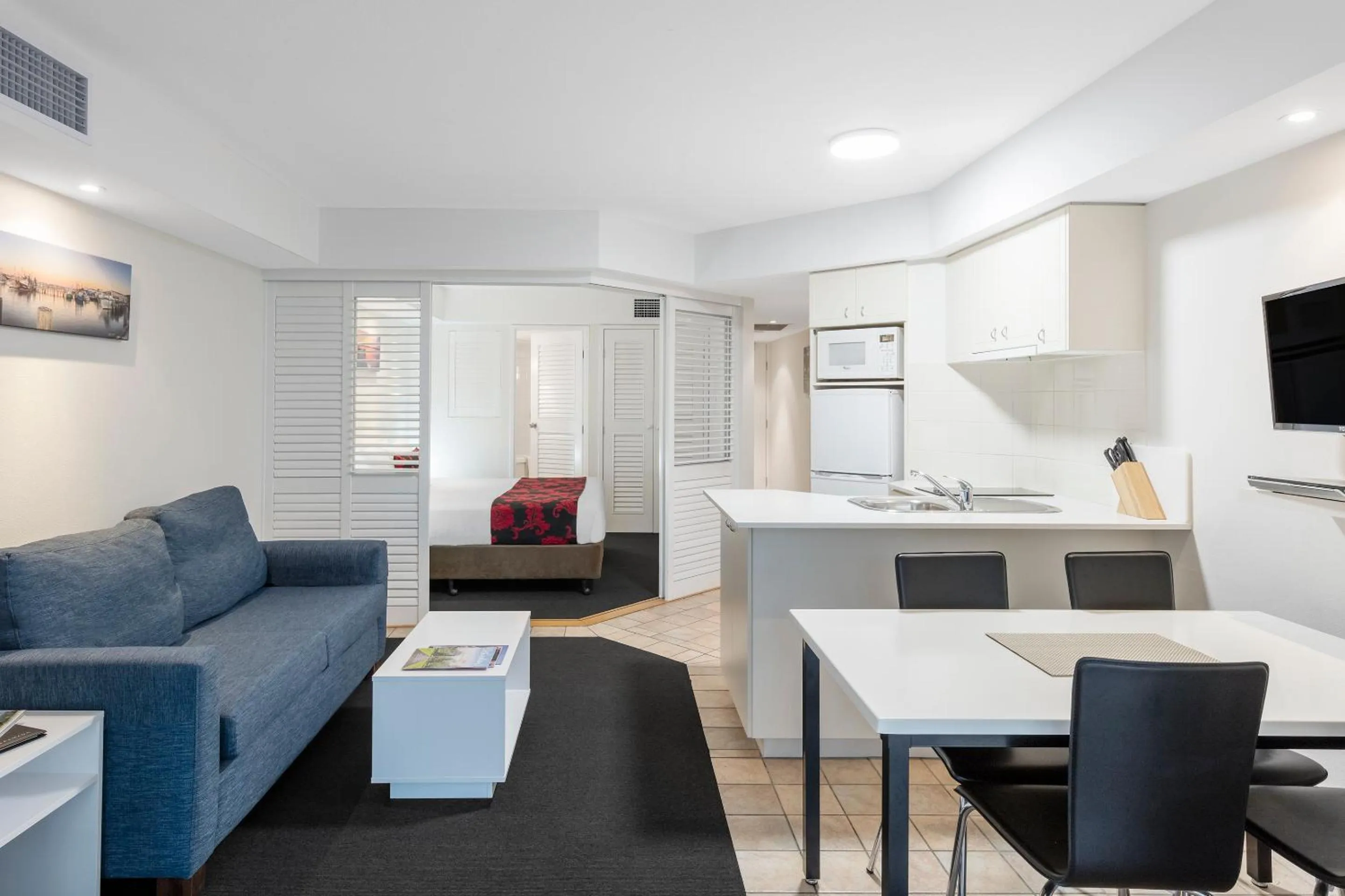 Living room in Ramada Resort by Wyndham Golden Beach