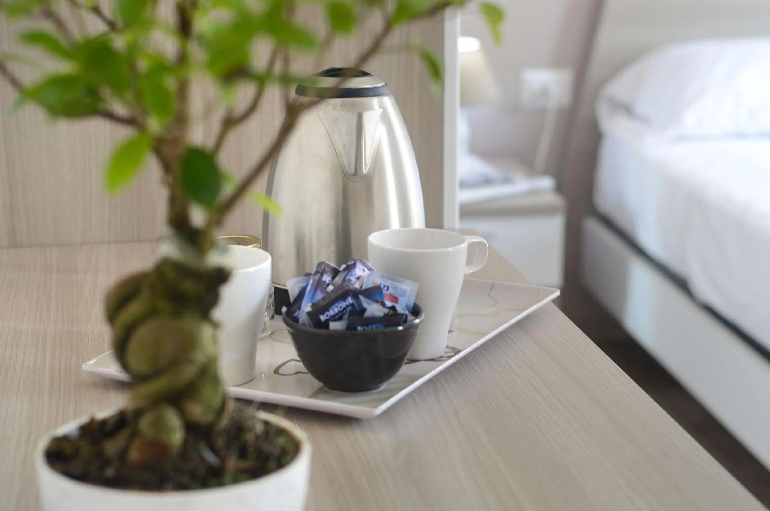 Coffee/tea facilities, Bed in B&B Funikuli Funikula