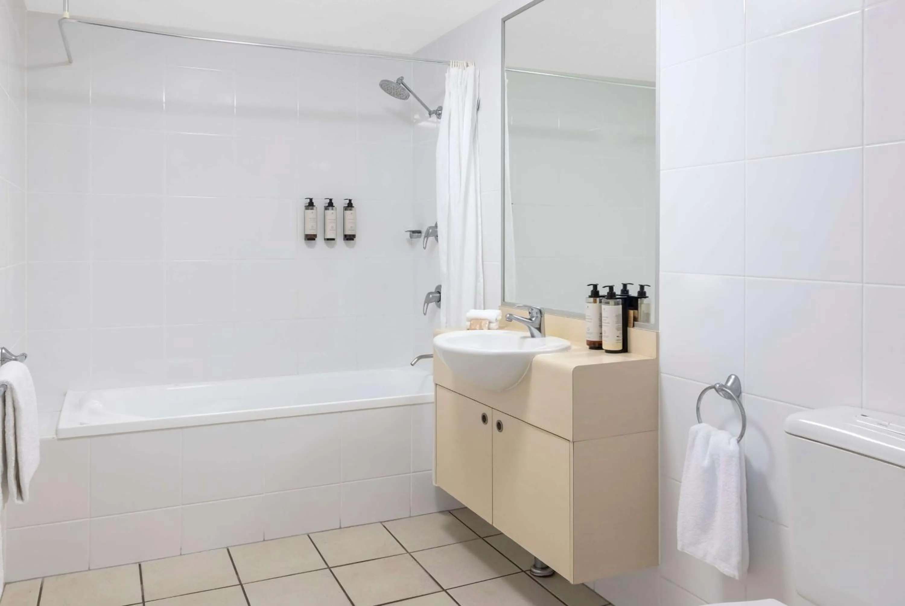 Bathroom in Ramada By Wyndham Marcoola Beach