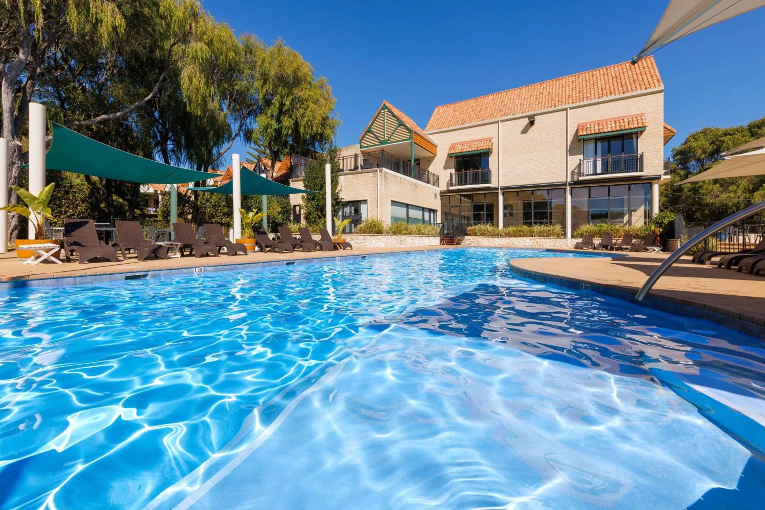 Pool view in Club Wyndham Dunsborough, Trademark Collection by Wyndham