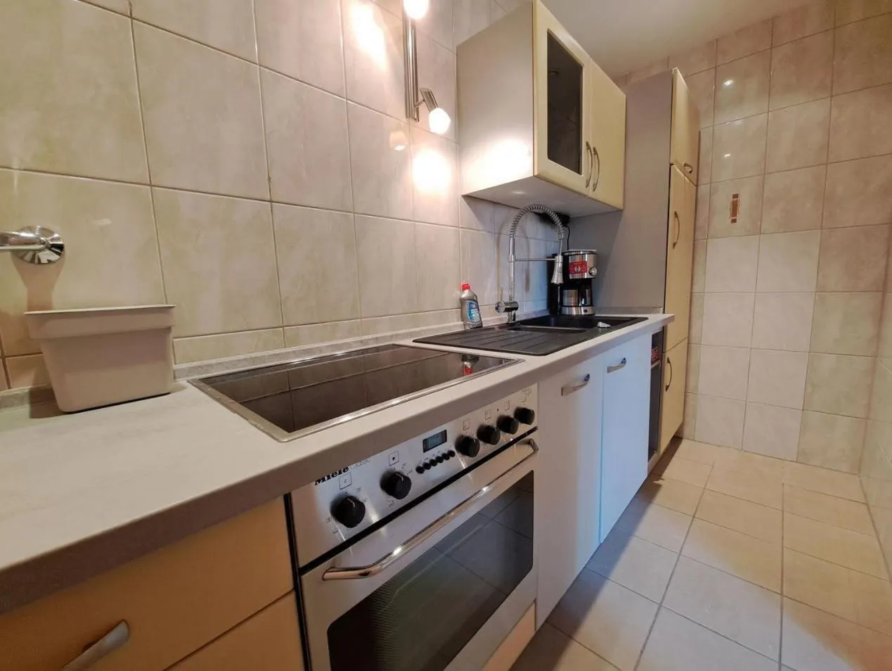 Kitchen or kitchenette in Mediterran Hotel Juwel