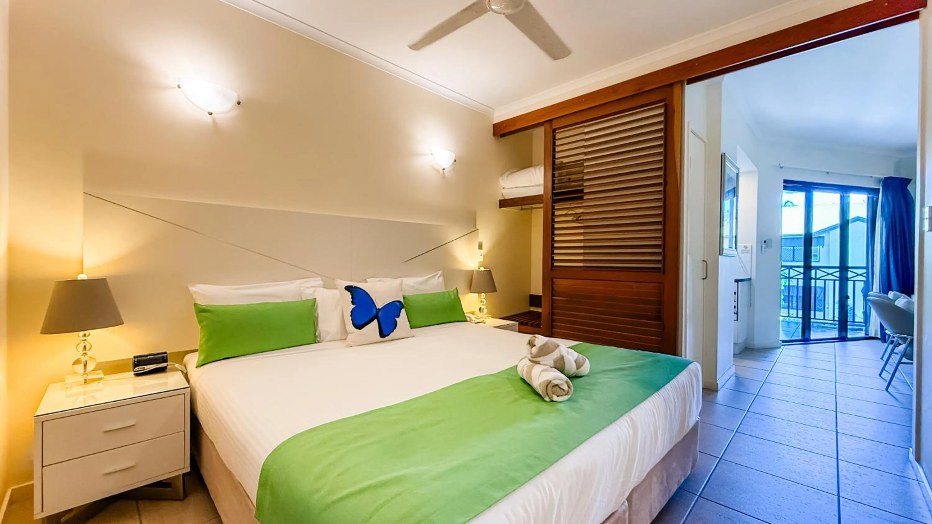 Bed in Freestyle Resort Port Douglas