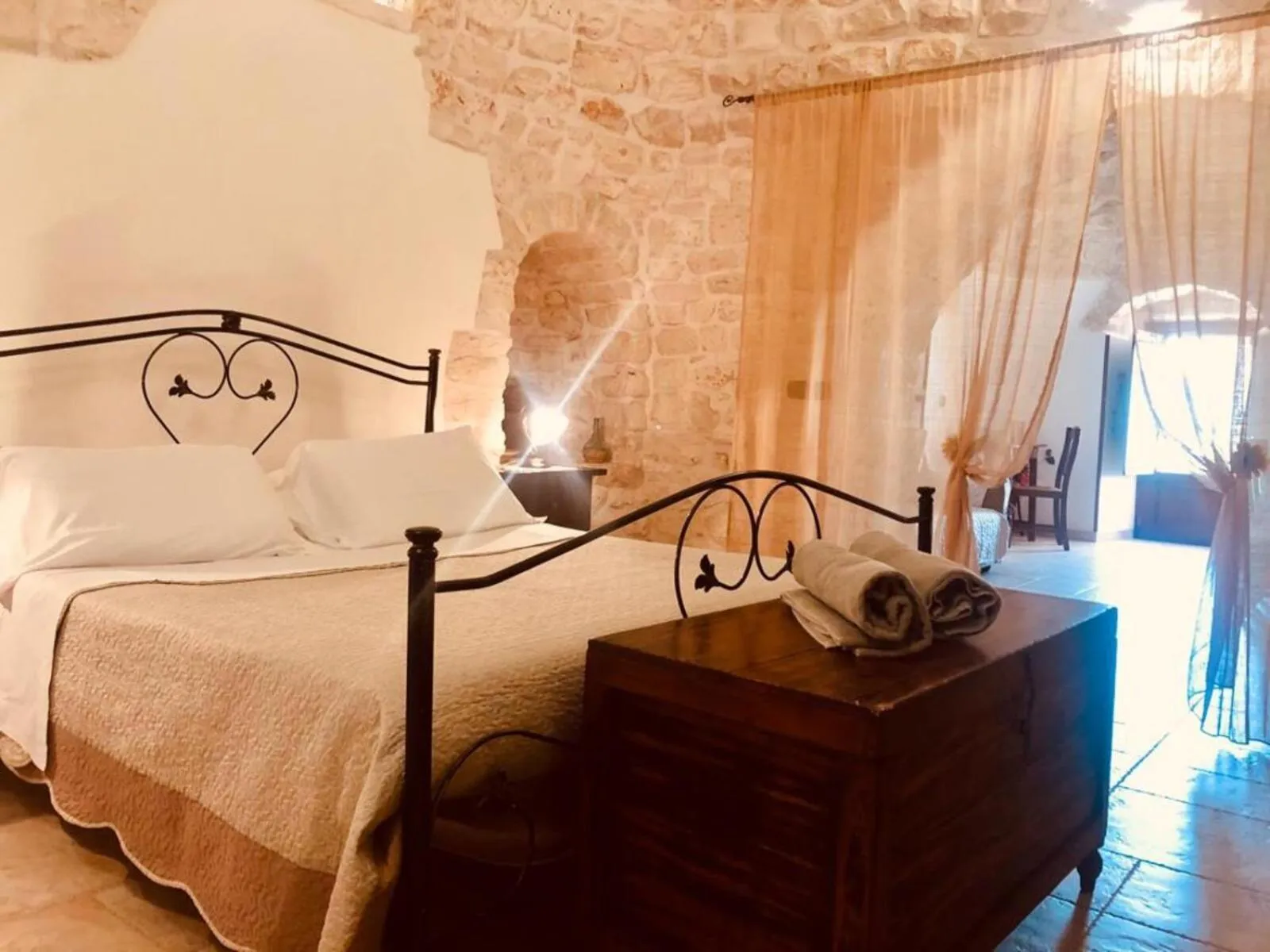 Bedroom in Trulli IsAgo