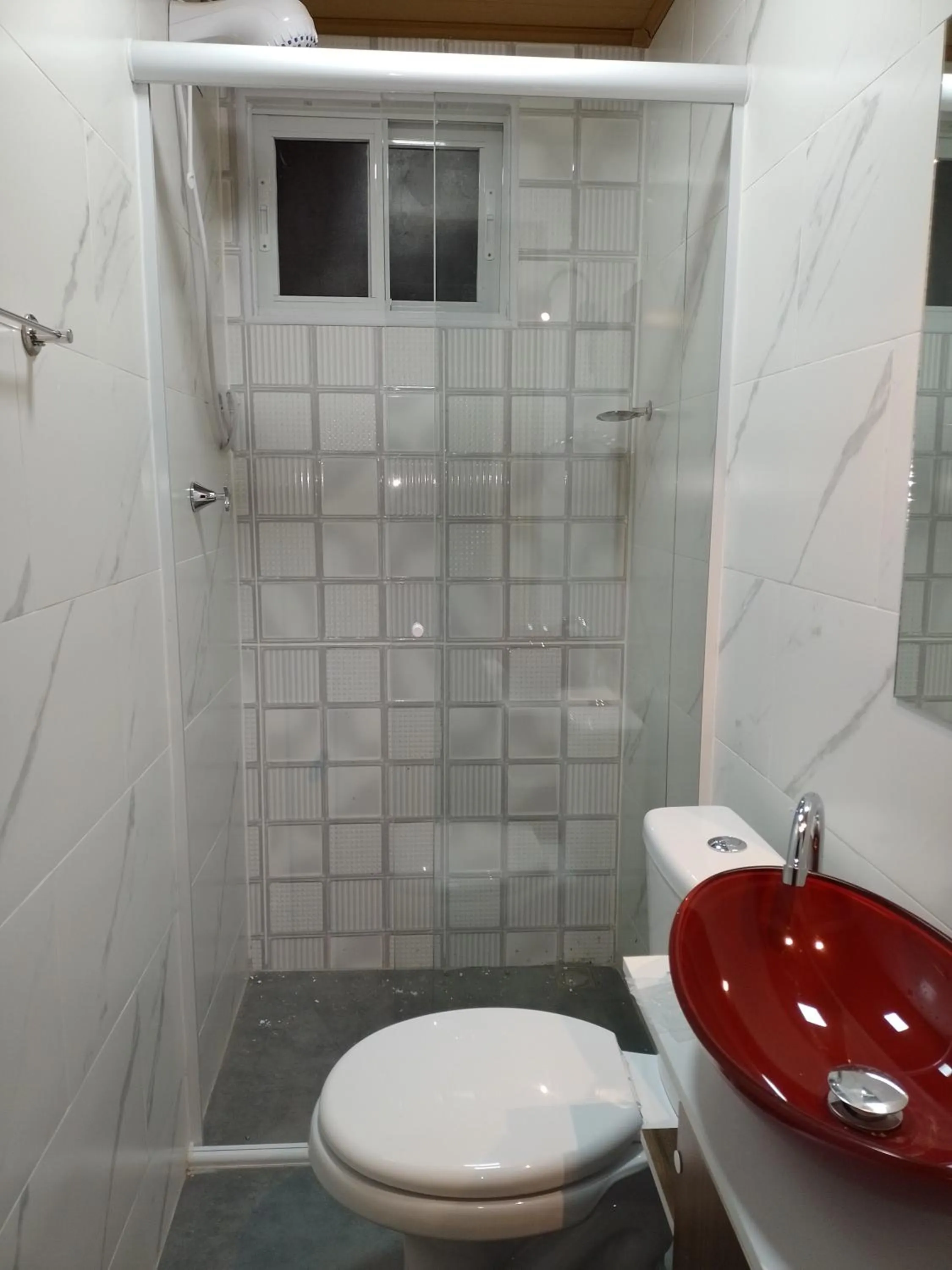 Bathroom in Pousada Oliveira