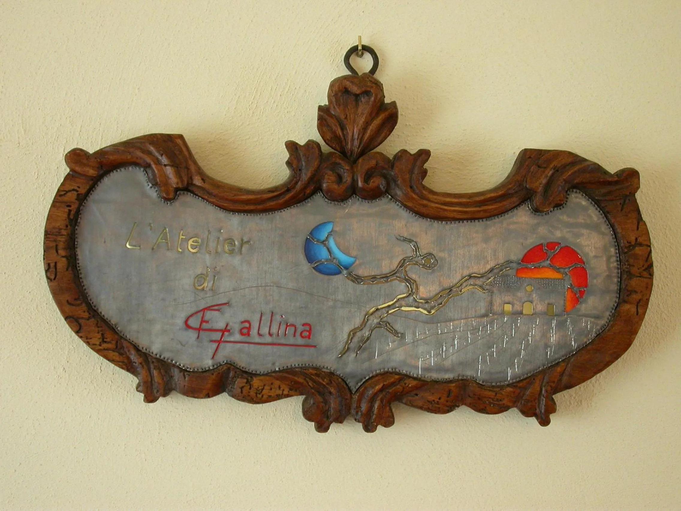Decorative detail in L'Atelier di Pierflavio Gallina