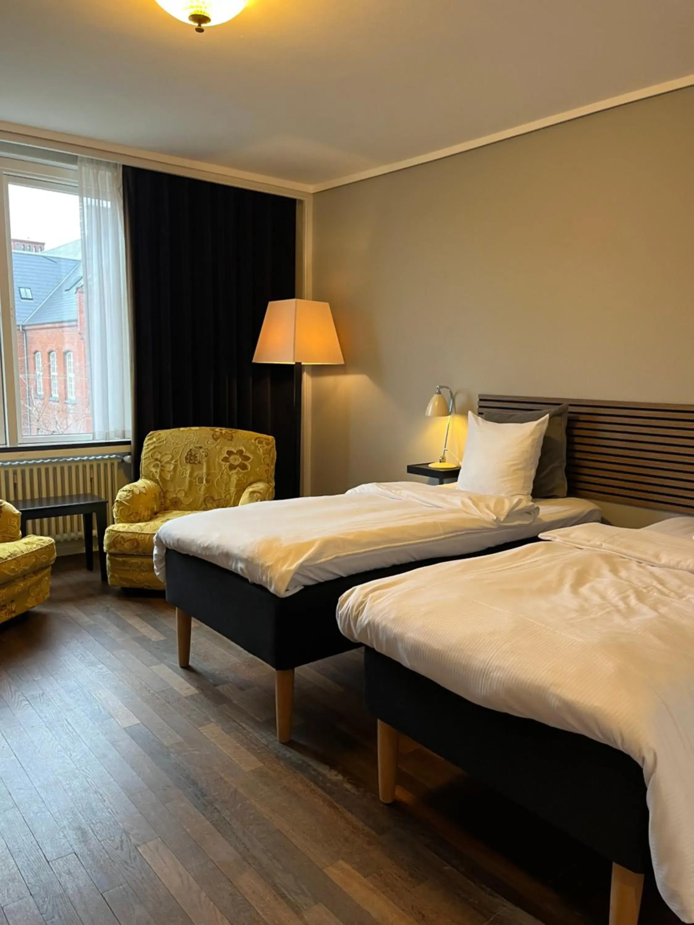 Bed in First Hotel Grand Bed in First Hotel Grand