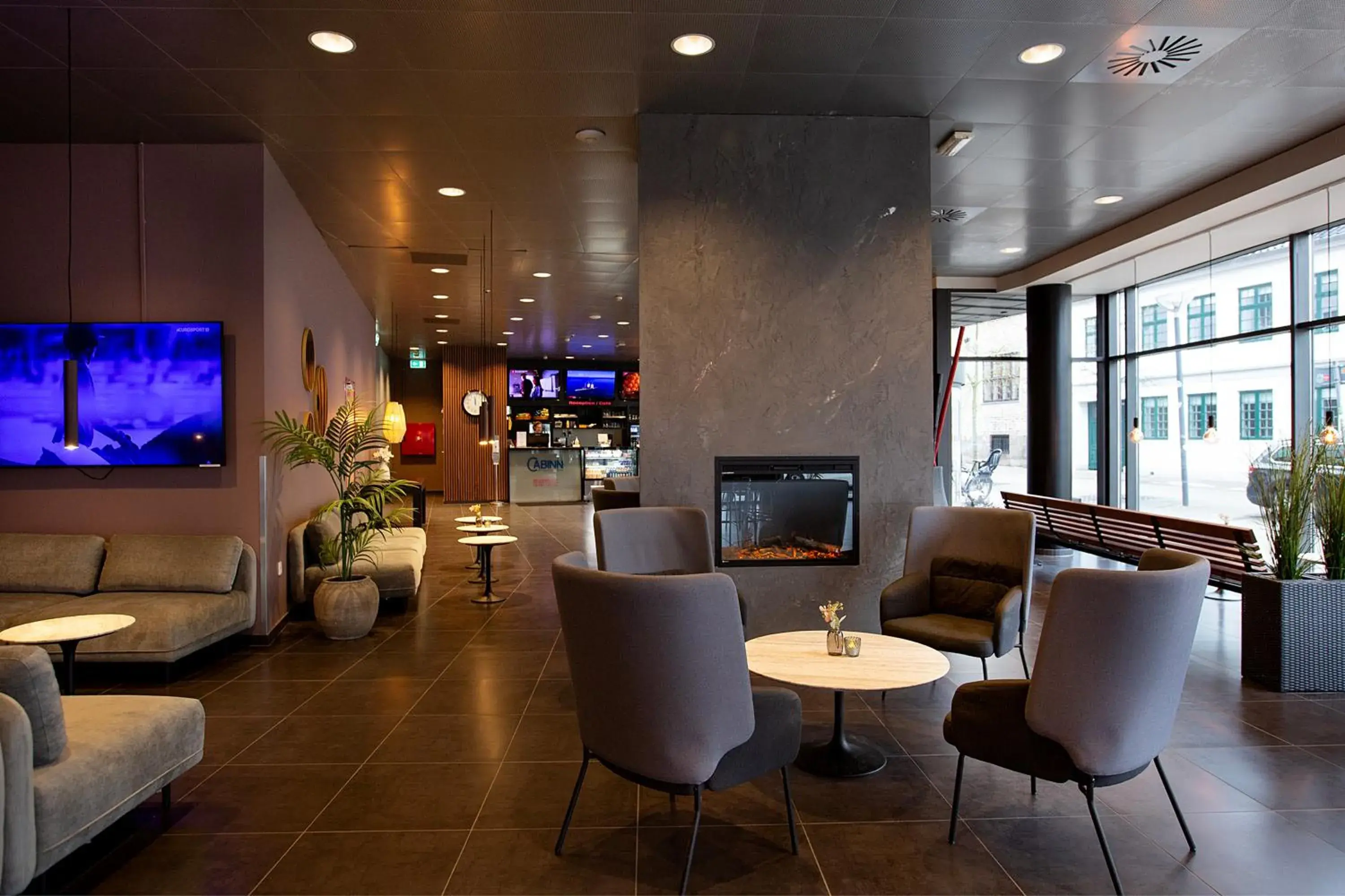 Lobby or reception in Cabinn Aalborg Lobby or reception in Cabinn Aalborg