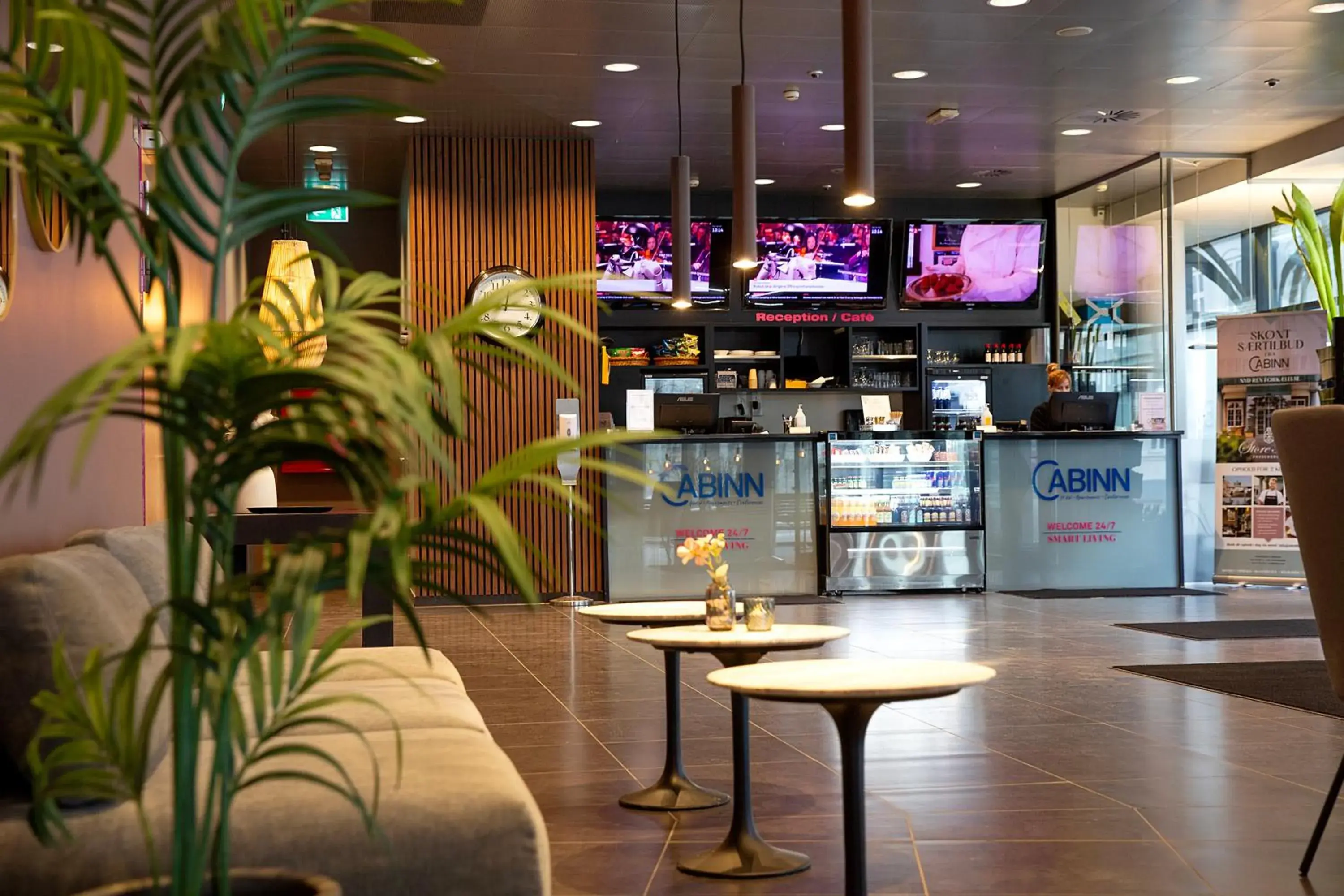 Lobby or reception in Cabinn Aalborg Lobby or reception in Cabinn Aalborg