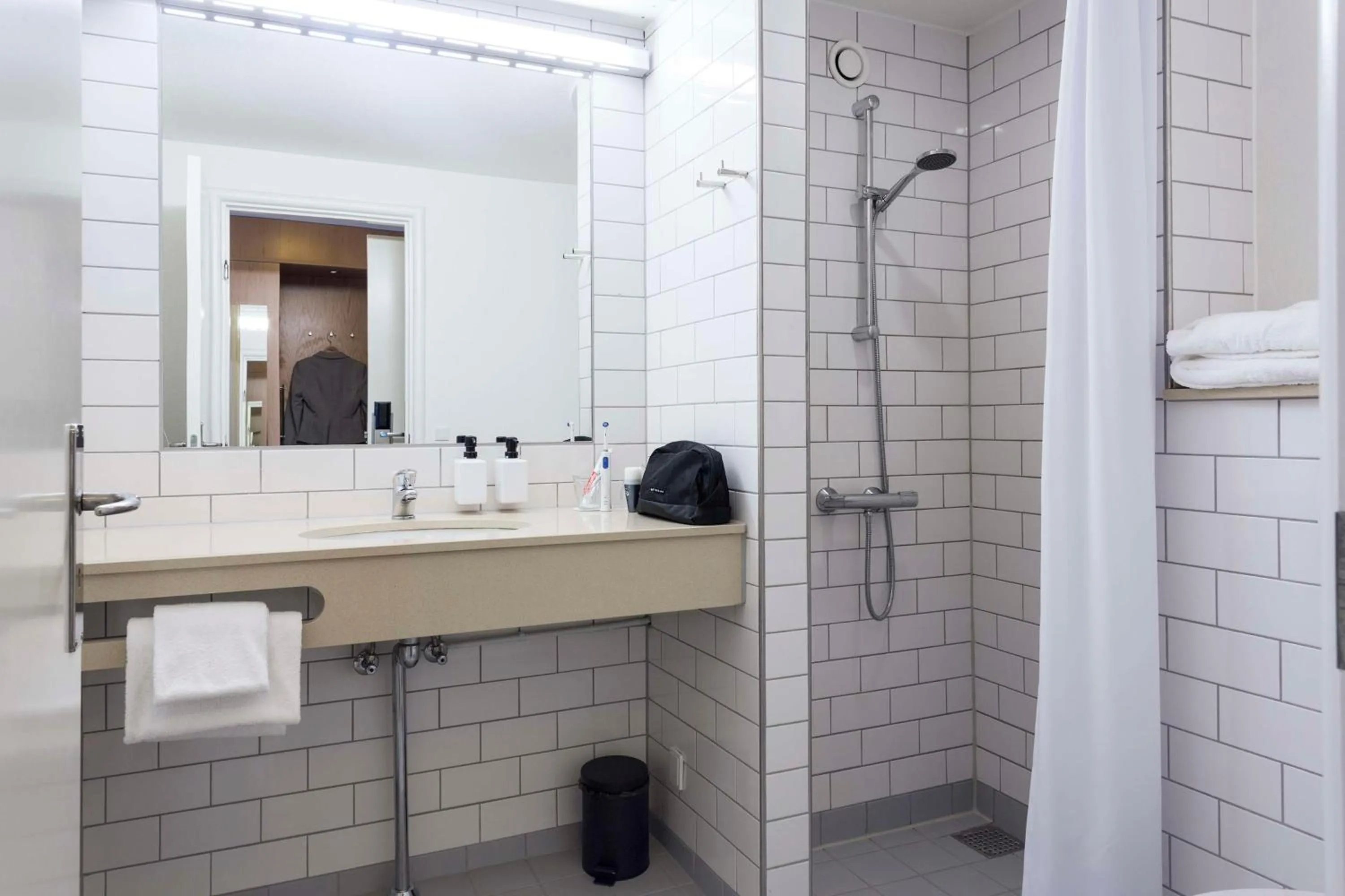 Bathroom in Scandic Sønderborg