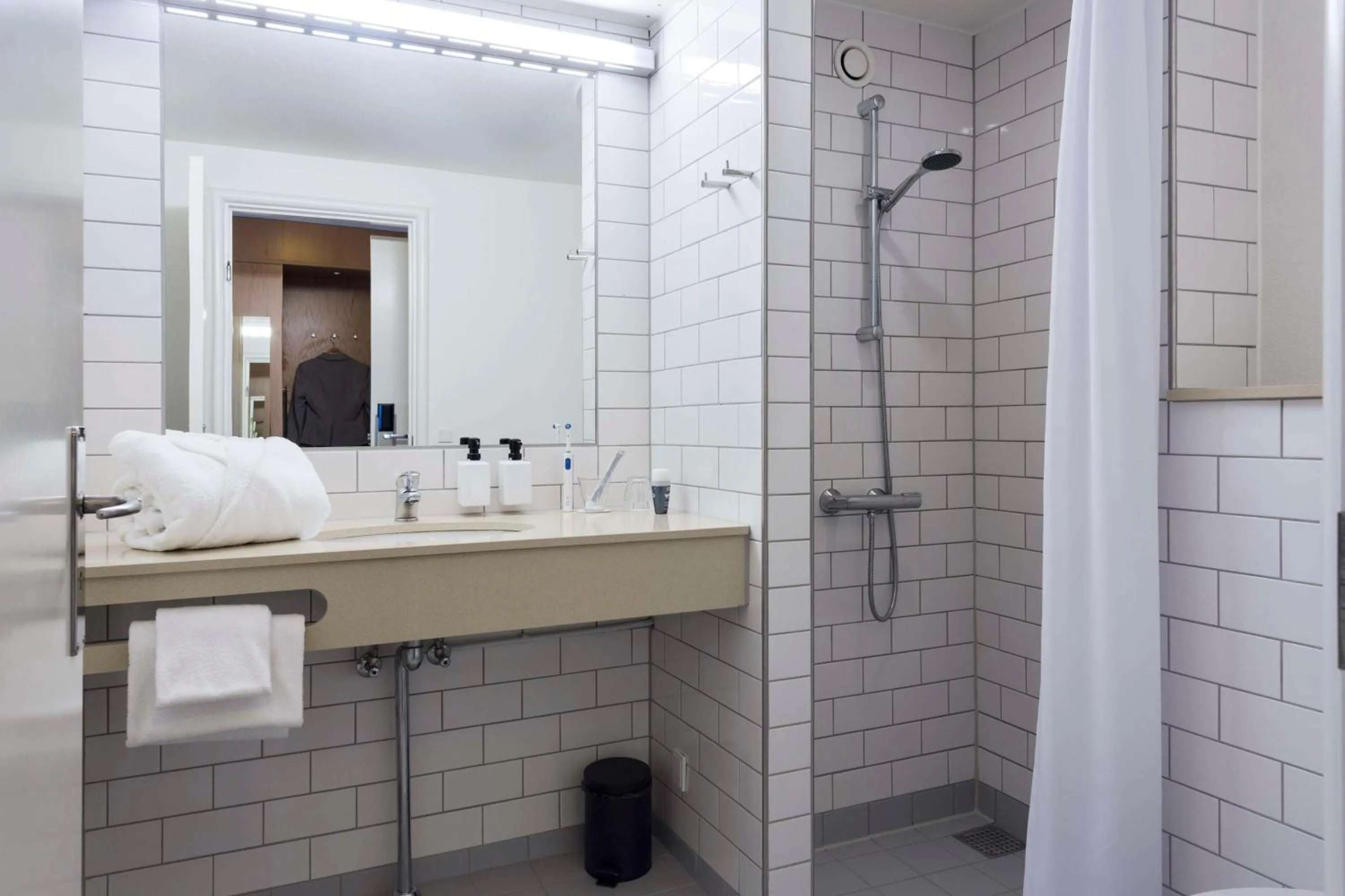 Bathroom in Scandic Sønderborg