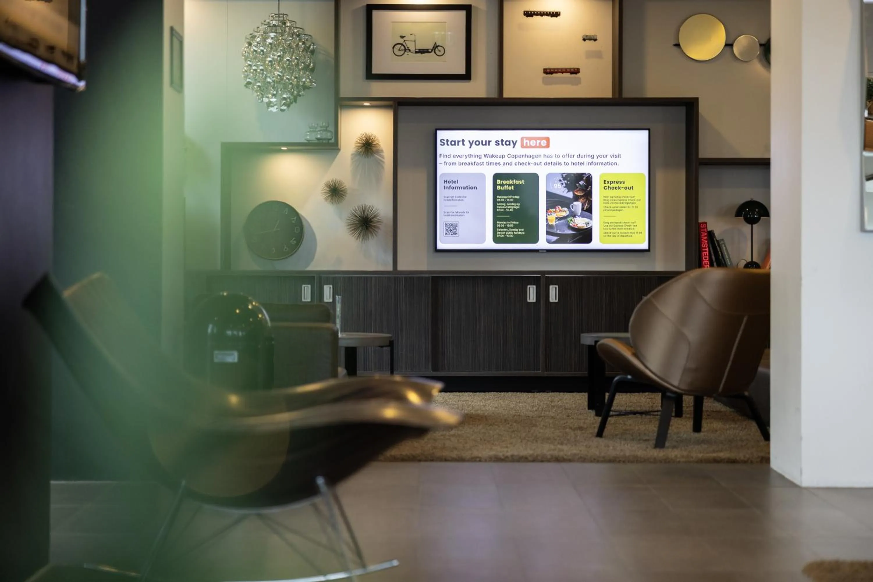 Lobby or reception in Wakeup Copenhagen - Carsten Niebuhrs Gade