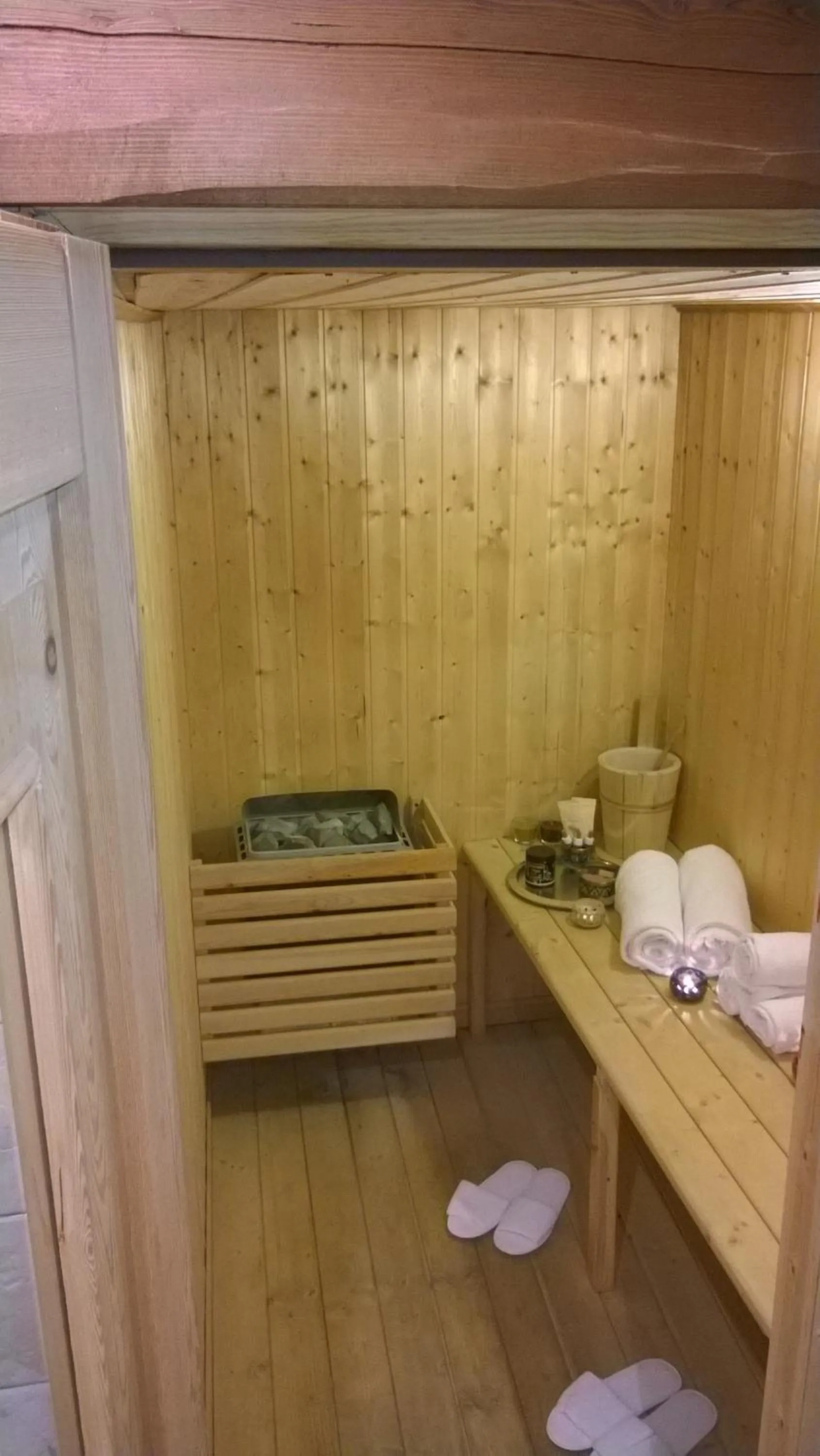 Sauna in Hotel Chez Toi