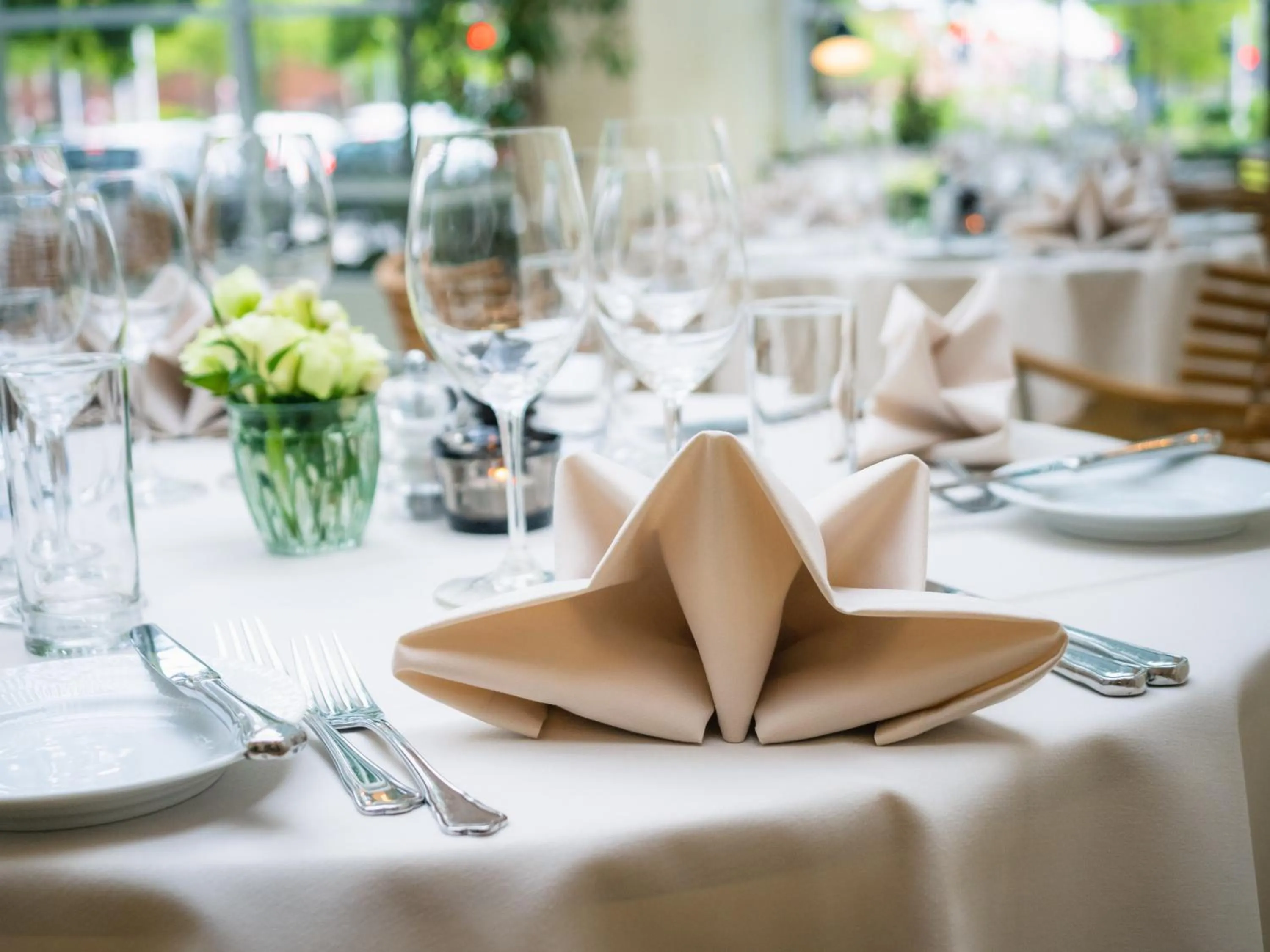 Restaurant/places to eat in Hotel Knudsens Gaard