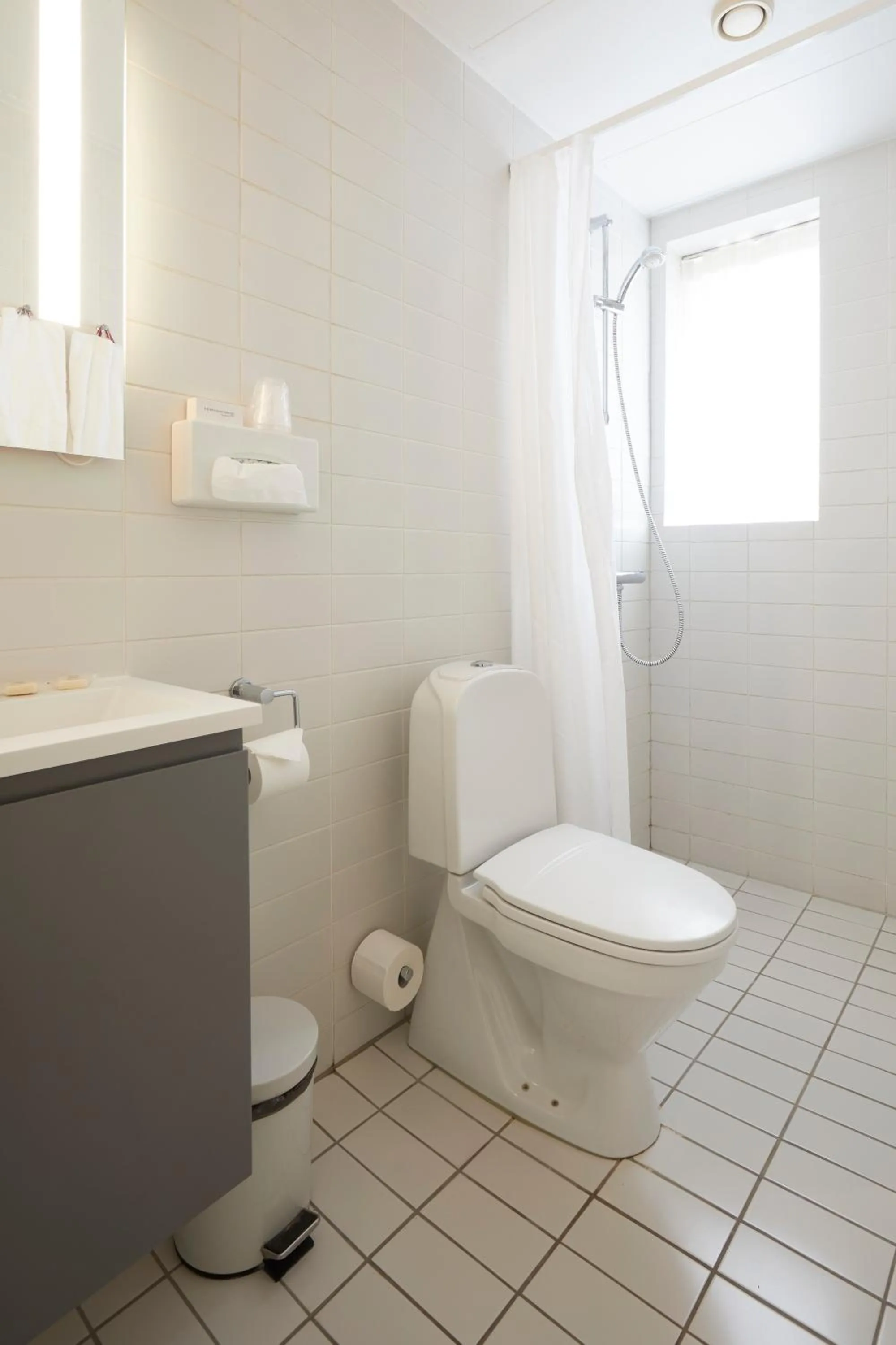 Bathroom in Hotel Knudsens Gaard