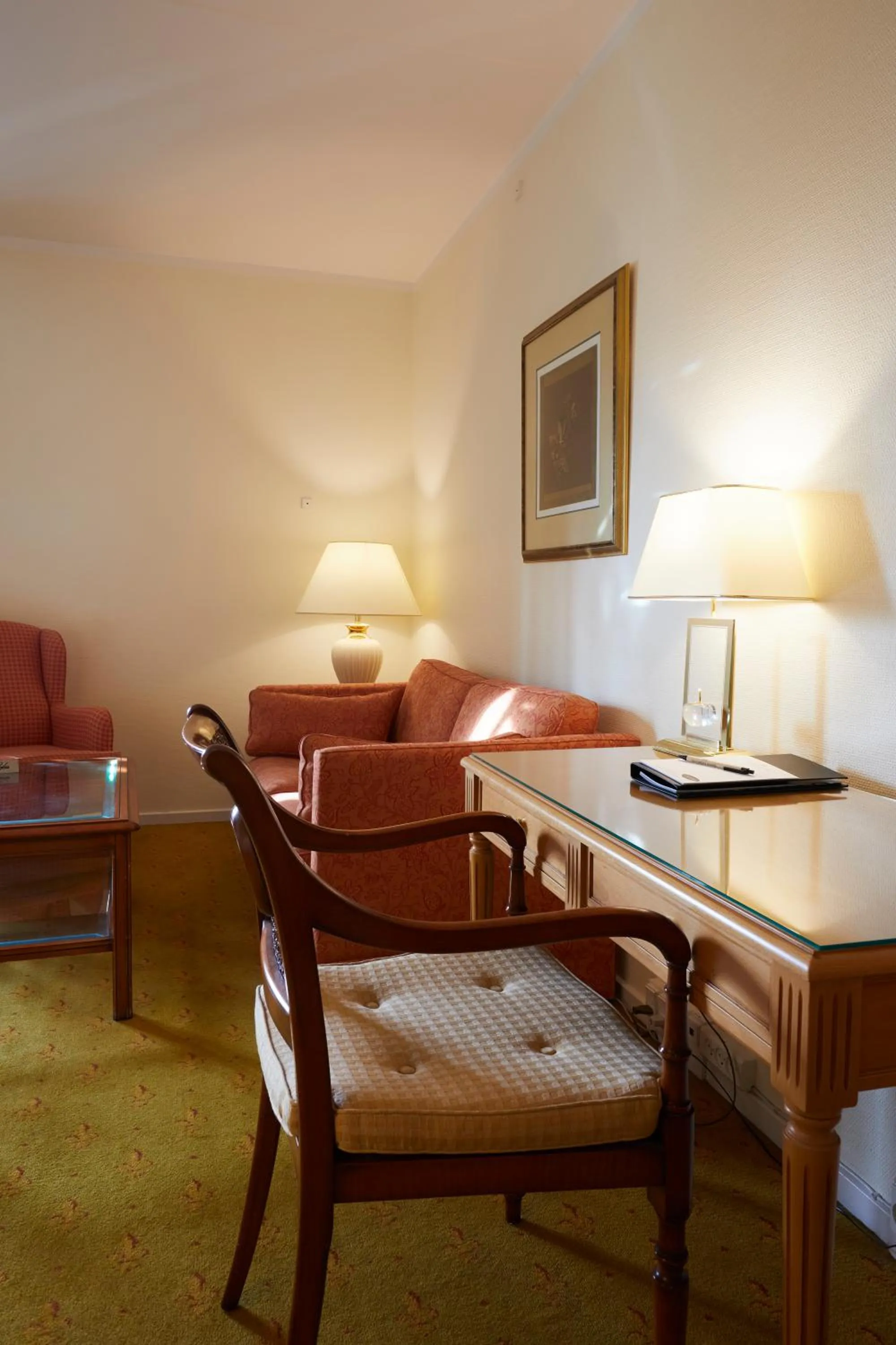 Seating area in Hotel Knudsens Gaard